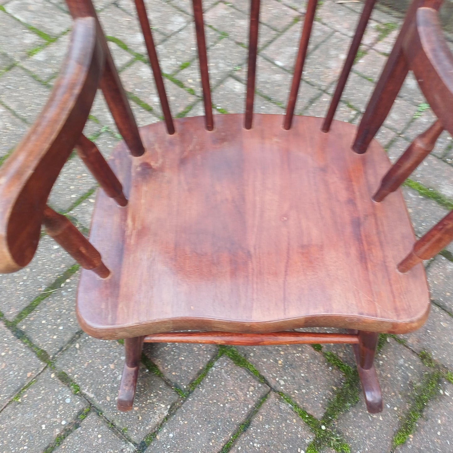 Vintage 70s or 80s Child Rocking Chair Nursery Decoration