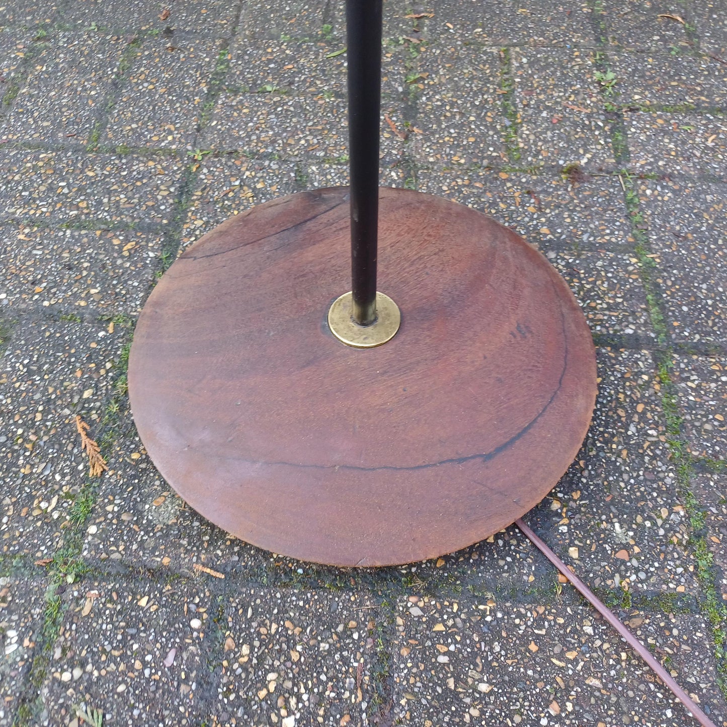 Classic Retro 1950s Teak and Metal Standard Lamp – Vintage Mid Century Chic FREE HAND Delivery