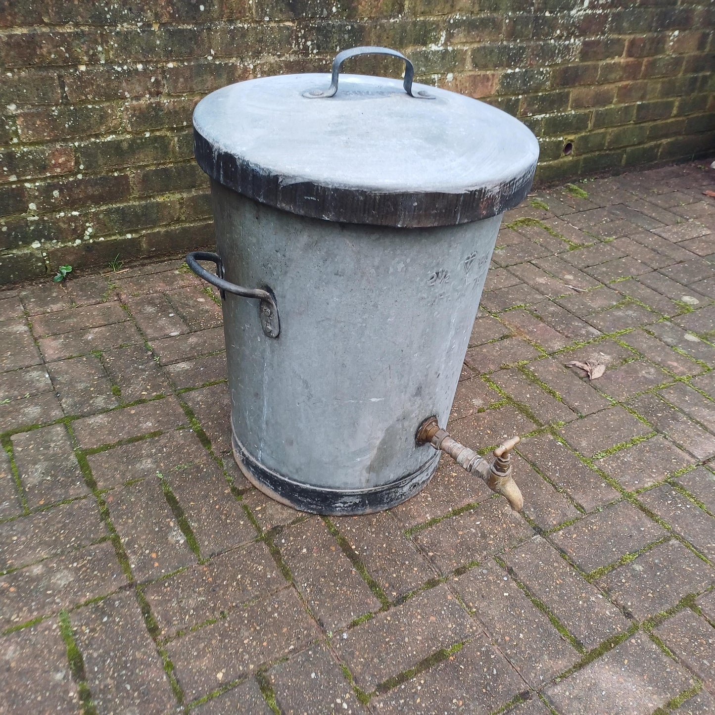 Zinc Agricultural Statement Planter Milk Churn Dairy Equipment Fermentation Vessel FREE HAND Delivery