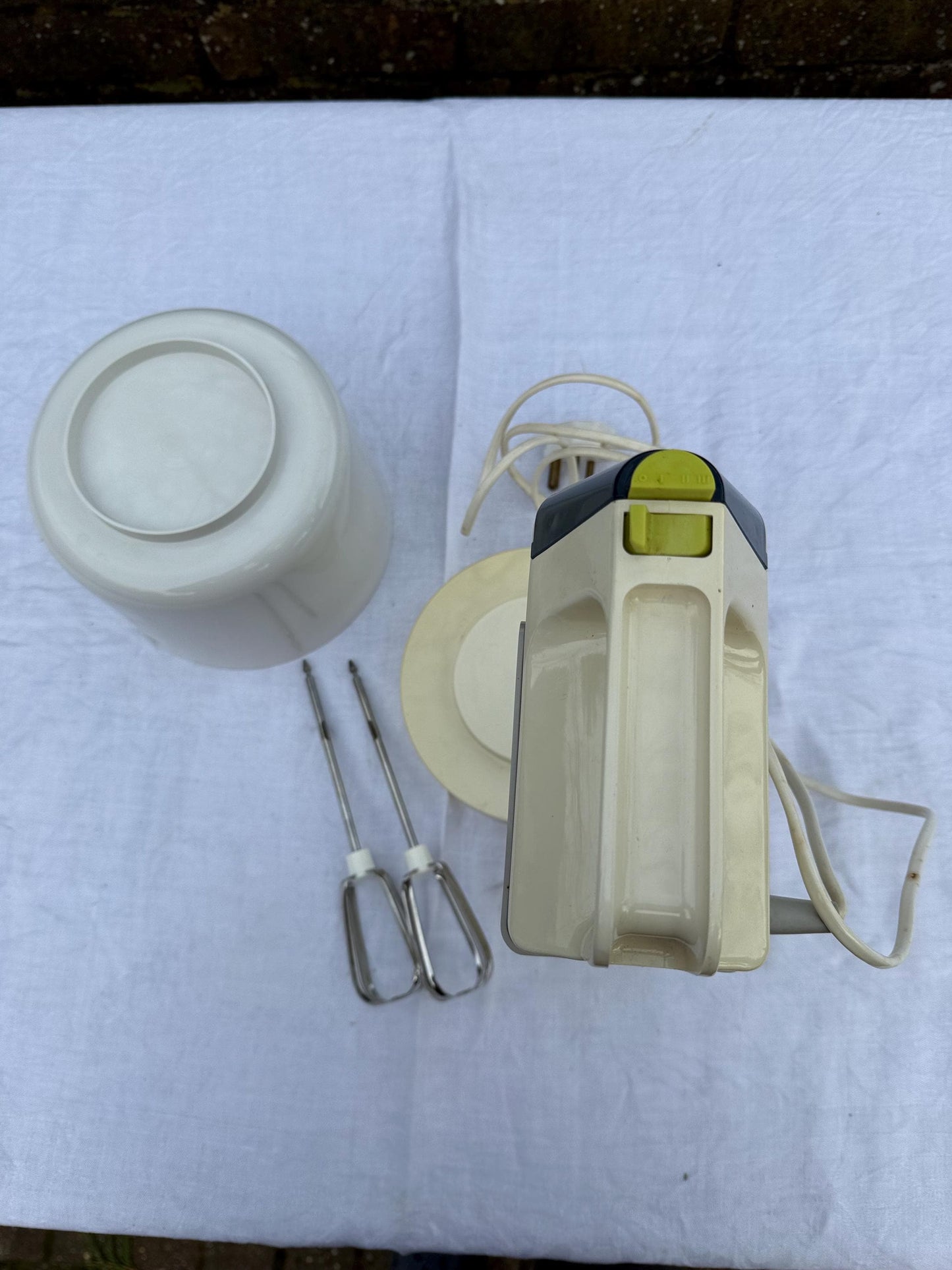 1960s Kenwood Mixer in Original Box - Kenwood Mini 351 mixer, intact and box with guide, retro kitchen appliance