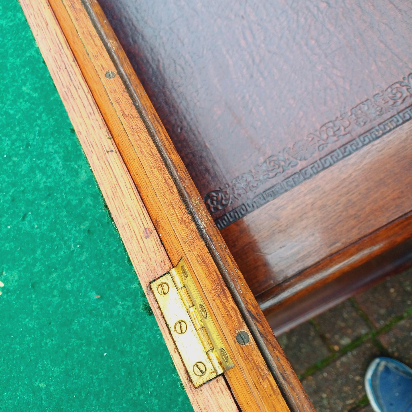 Pair of Huge Vintage Late Victorian Oak Glazed Display Cabinets FREE HAND Delivery