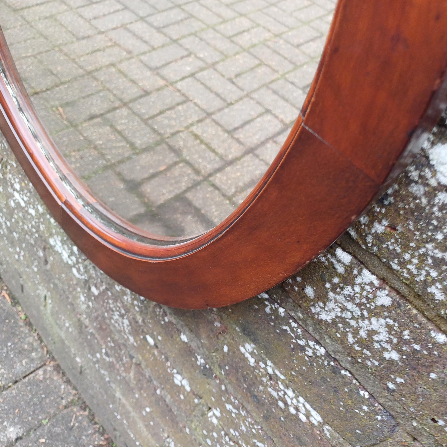 Vintage Early 20th Century Mahogany Wall Mirror. Glass and Frame Both in great Condition