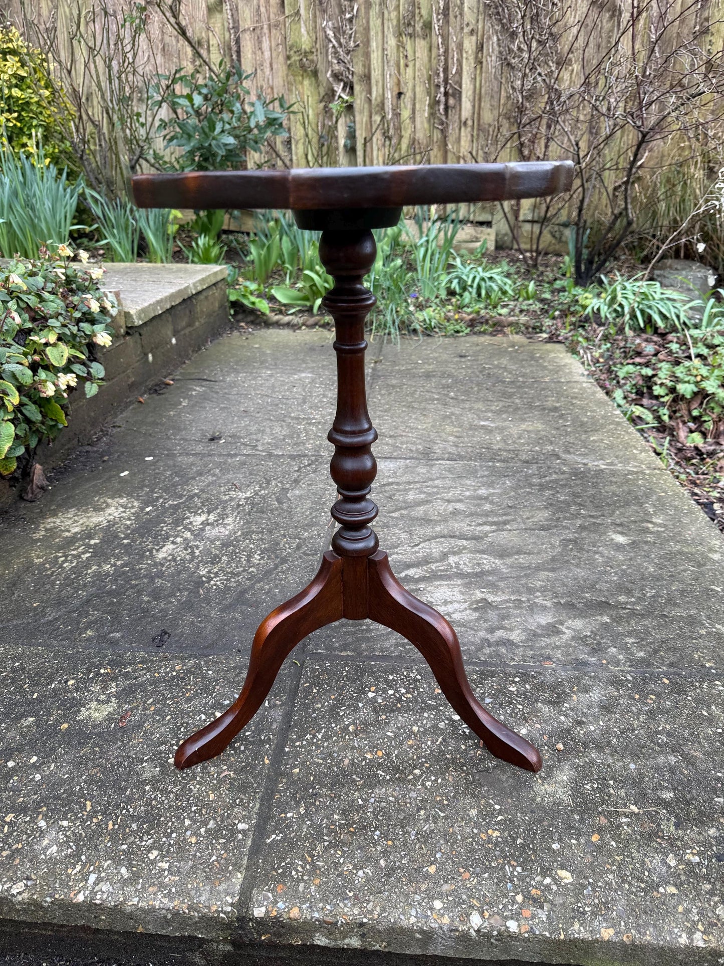 Classic Vintage Wine Table or Lamp Table (end table, coffee table), vintage wooden wine table