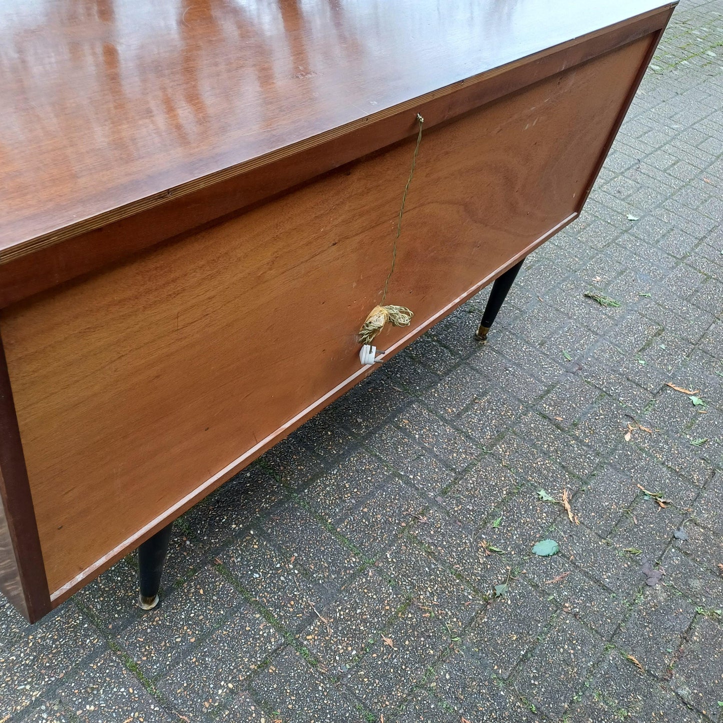 Mid-Century Vintage Retro French Cocktail Sideboard with Illuminated Bar Section FREE HAND Delivery.