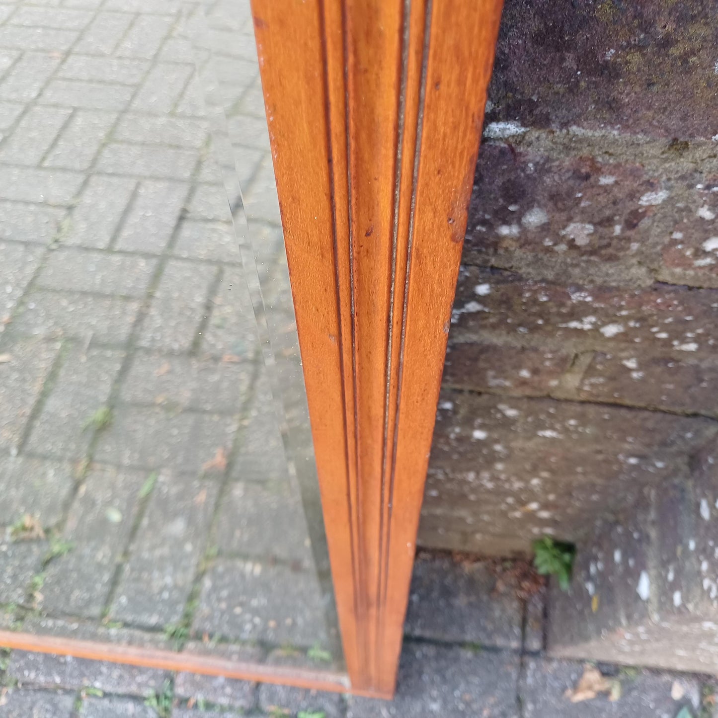 Huge Early 20th Century Large Over Mantel or Wall Mirror – Exceptional Craftsmanship, Elegant Design 118 x 69 cm FREE HAND Delivery