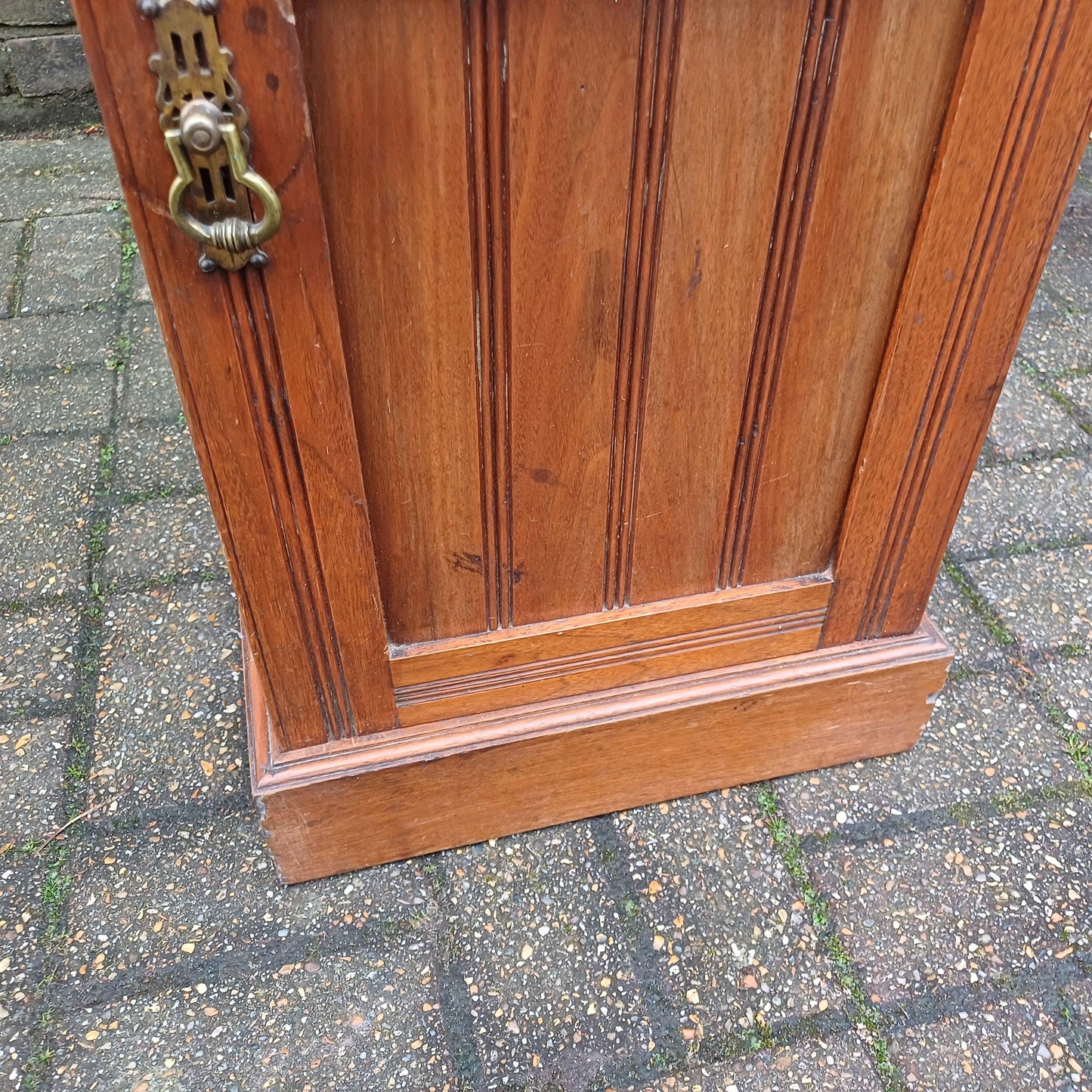 Top Quality Vintage Late Victorian Walnut Bedside or Pot Cupboard