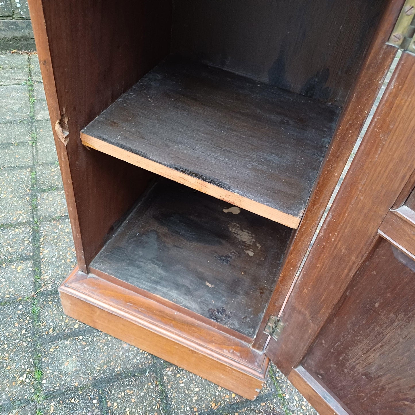 Top Quality Vintage Late Victorian Walnut Bedside or Pot Cupboard