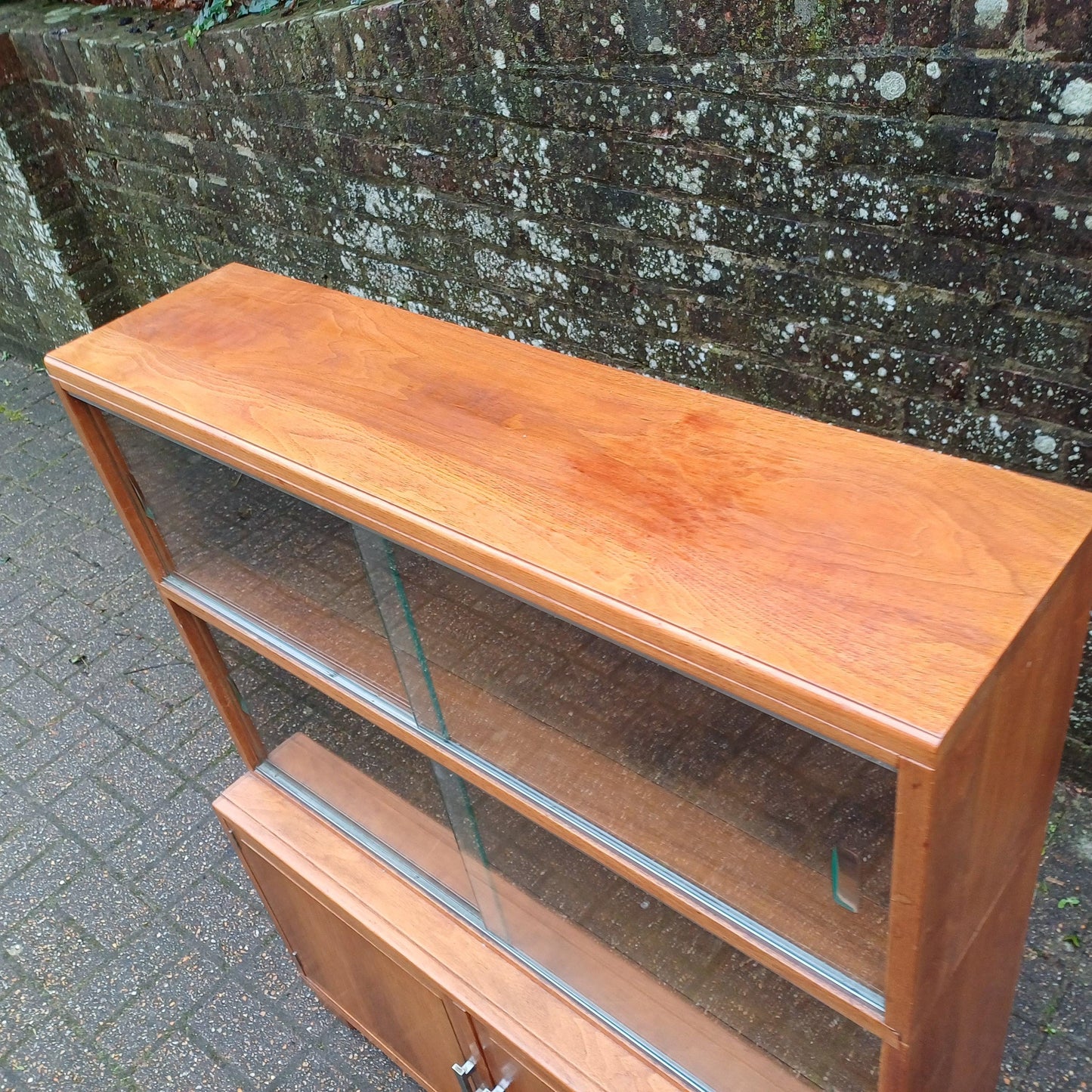 Classic Vintage Retro Minty Bookcase Cupboard Mid Century Living Room Decor FREE HAND Delivery.