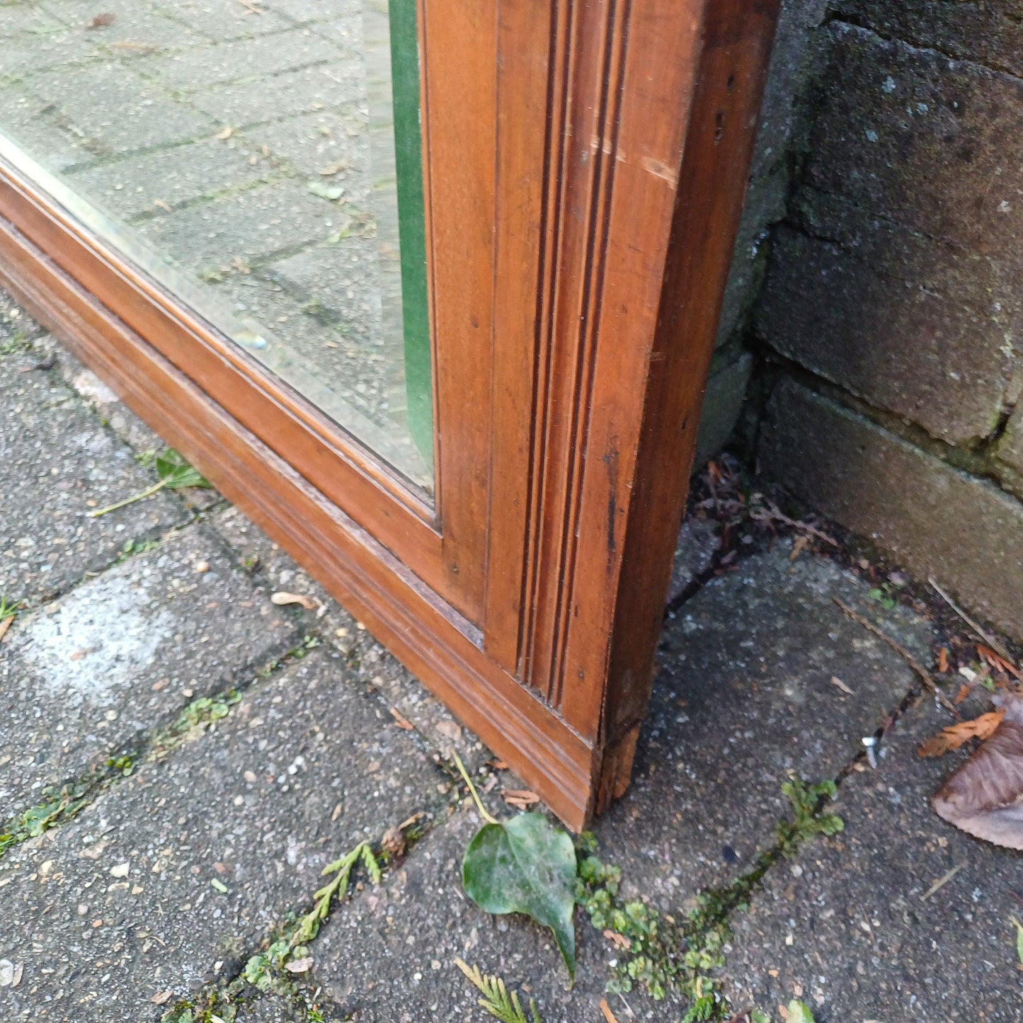 Huge Imposing Vintage Antique Late Victorian Wall Mirror or Over Mantel 144 x 119 cm FREE HAND Delivery