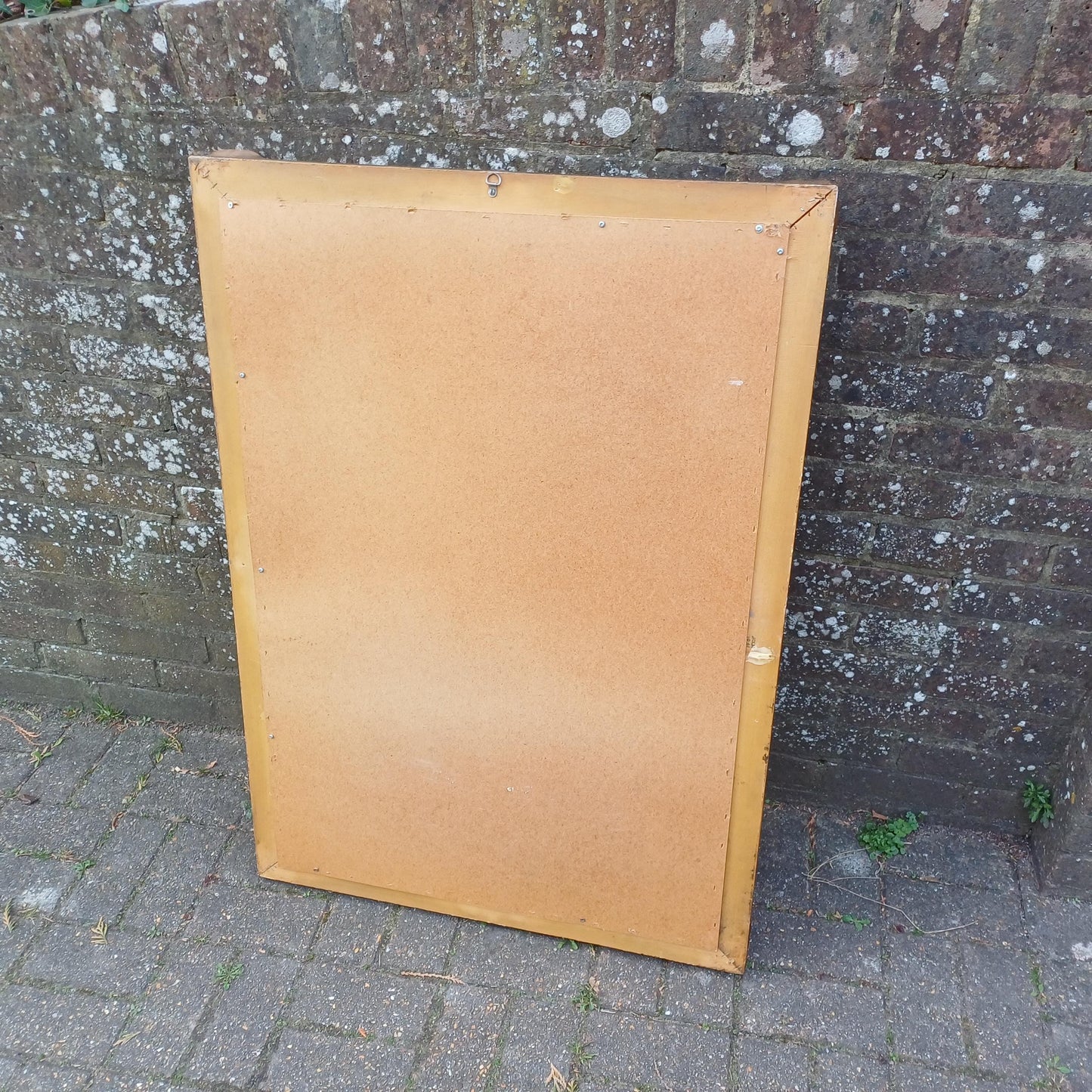 Huge Vintage 80s French Louis XV-Style Wall Mirror Ornate Gilt Frame, Bevelled Glass Panels FREE HAND Delivery