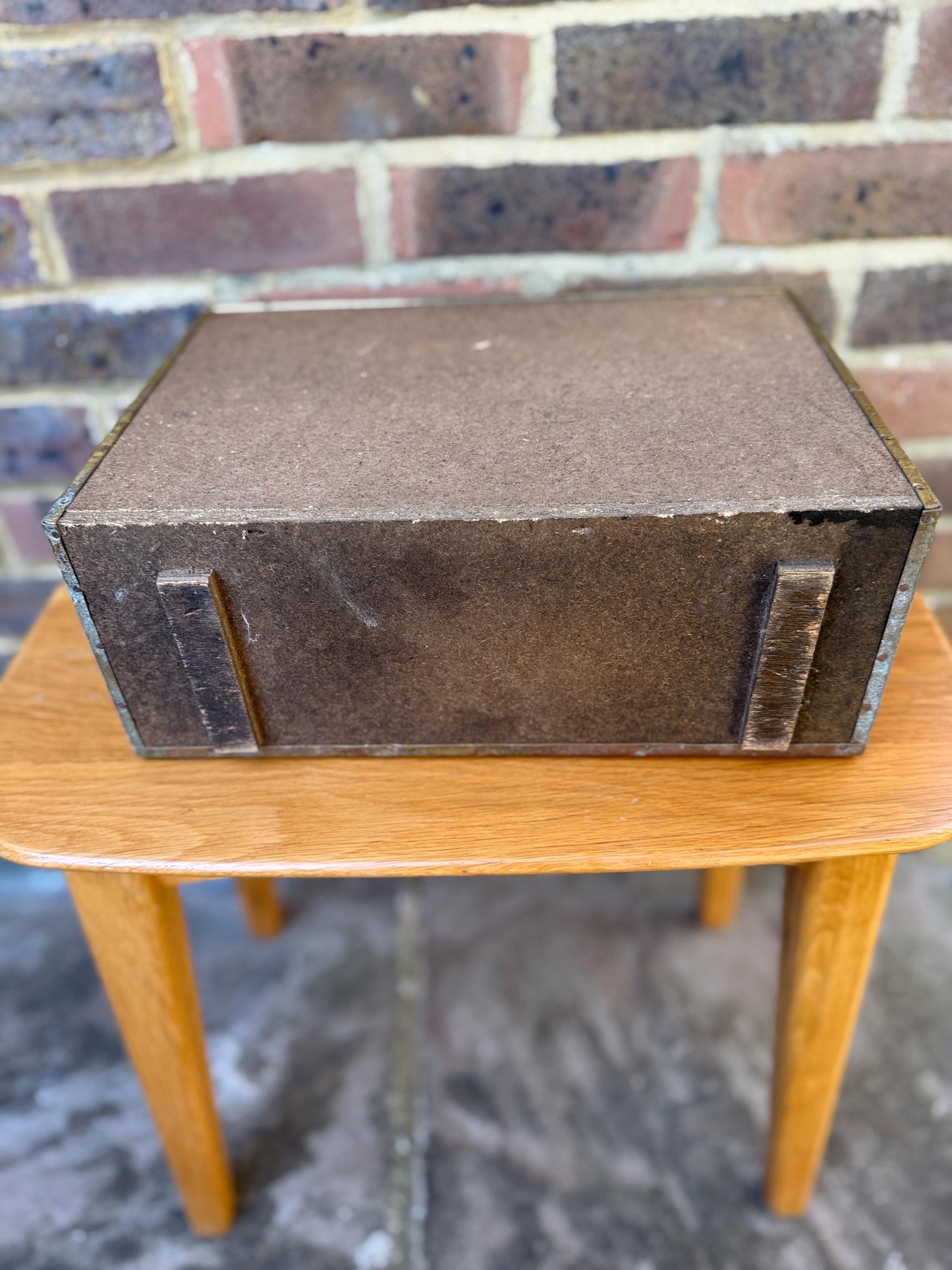 Vintage Mid-Century Brass Medieval Style Magazine Rack – Medieval Tavern Style Decor for Classic Charm
