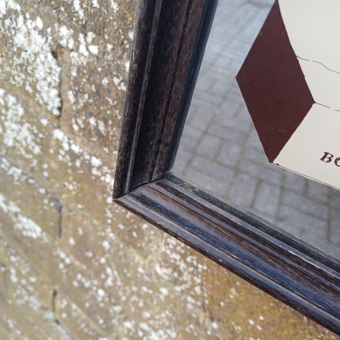 Vintage Original Old Grand Dad Bourbon Whisky Bar Mirror, small collectable mirror, distillery, barware, Americana