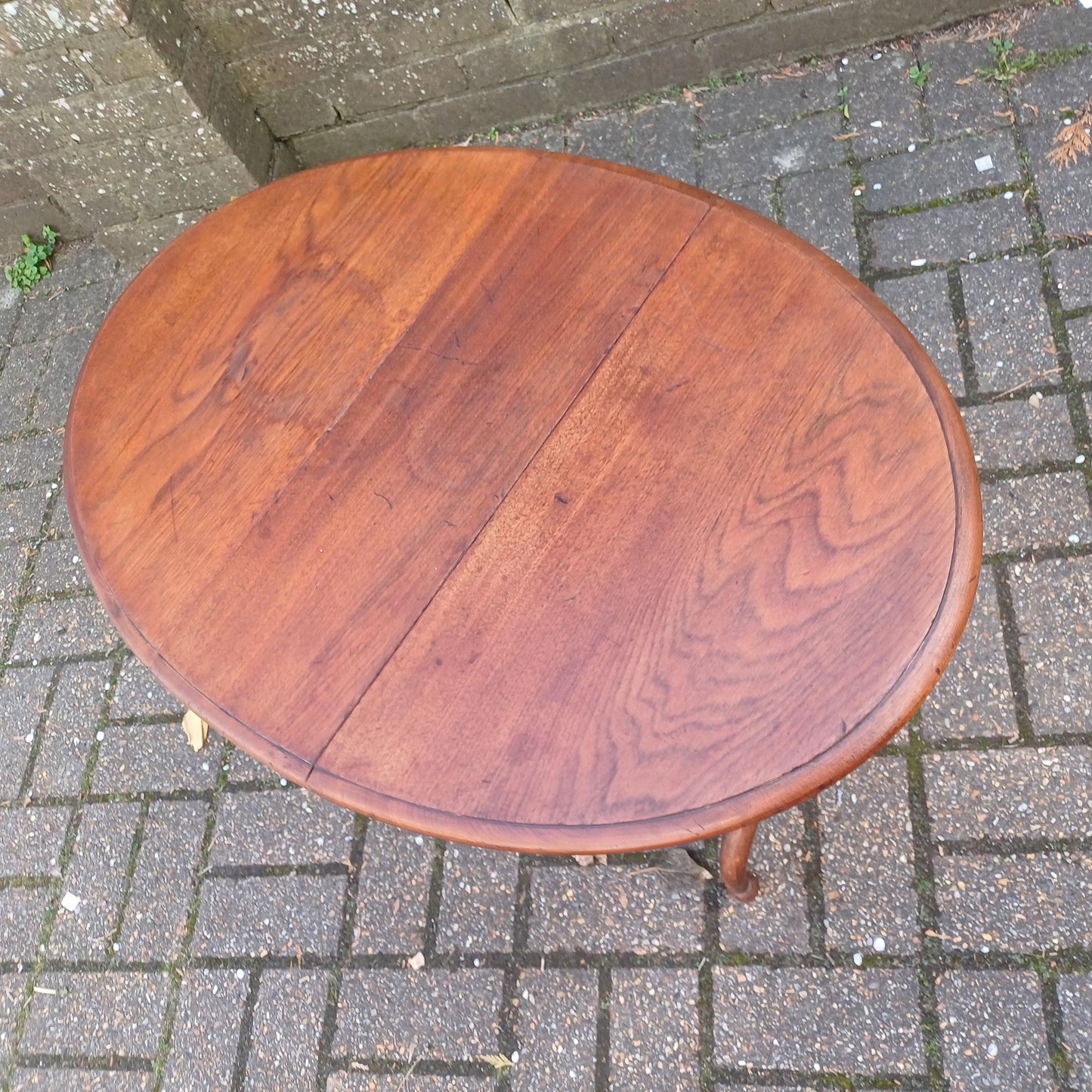 Antique Mahogany Drop-Leaf Table Victorian Style Sutherland or Pembroke Side Table