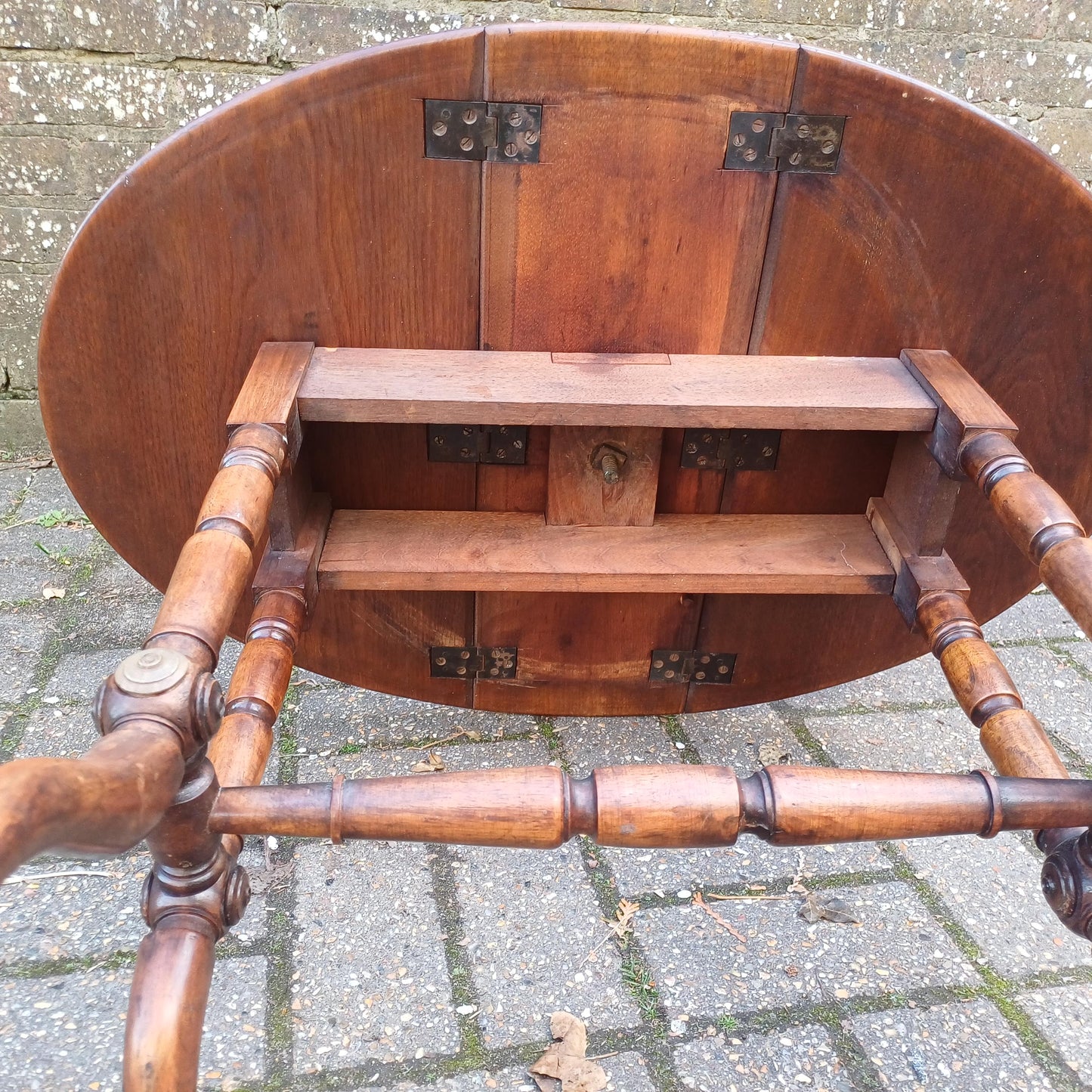 Antique Mahogany Drop-Leaf Table Victorian Style Sutherland or Pembroke Side Table