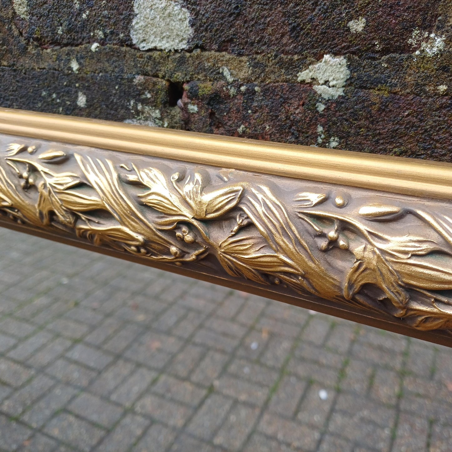 Oversized Ornate Gold Wall Mirror Rococo Revival Style Large Vintage Mirror Intricate Floral Frame Statement Home Decor FREE HAND Delivery