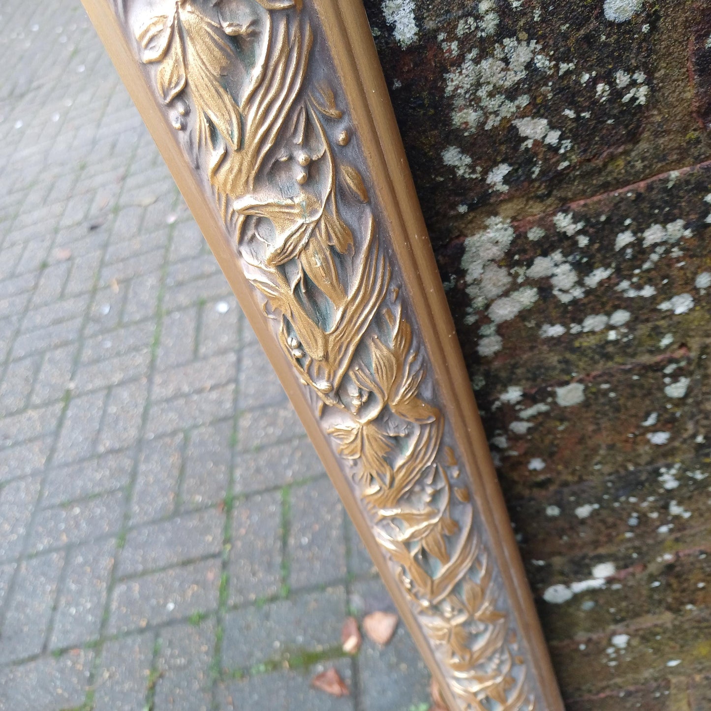 Oversized Ornate Gold Wall Mirror Rococo Revival Style Large Vintage Mirror Intricate Floral Frame Statement Home Decor FREE HAND Delivery