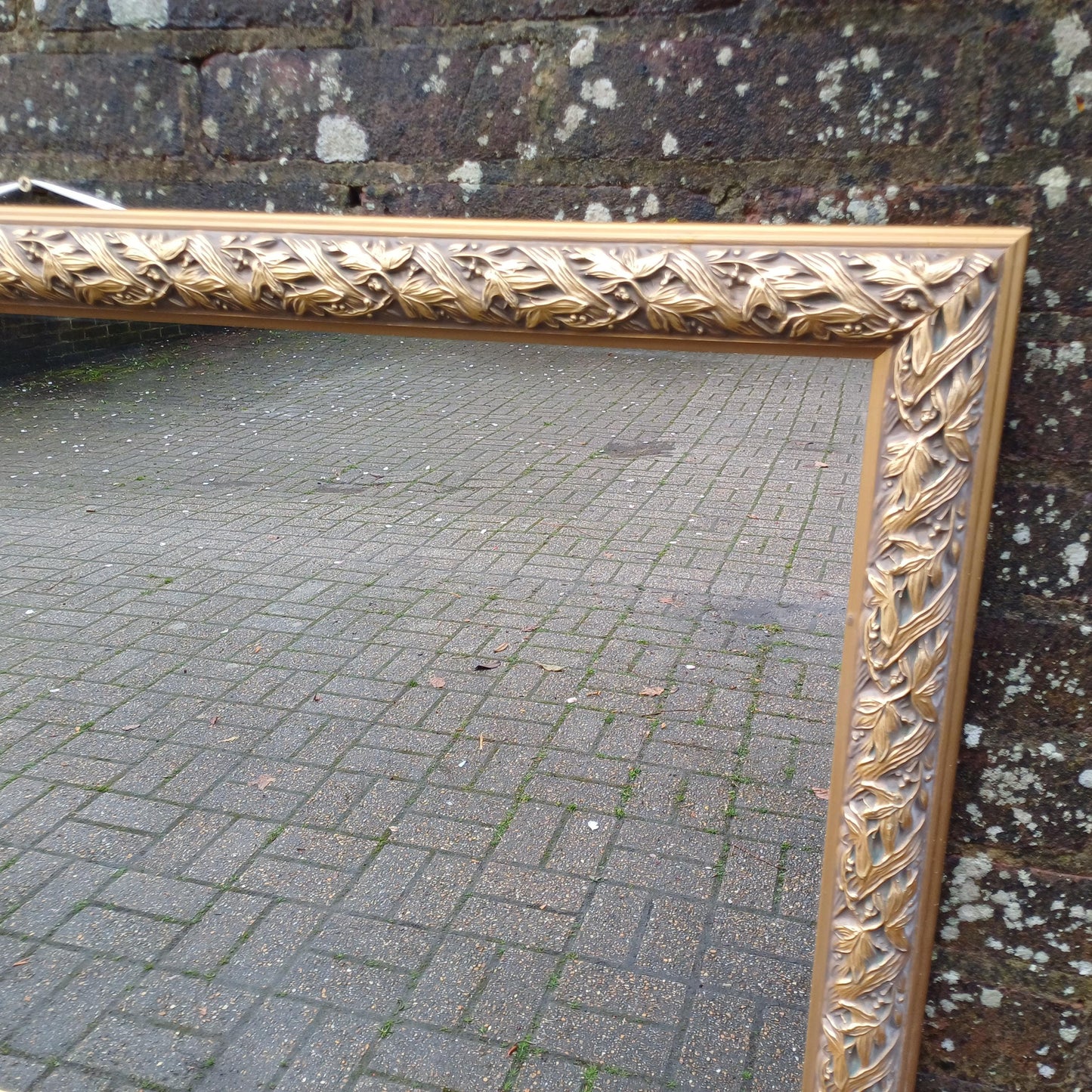 Oversized Ornate Gold Wall Mirror Rococo Revival Style Large Vintage Mirror Intricate Floral Frame Statement Home Decor FREE HAND Delivery
