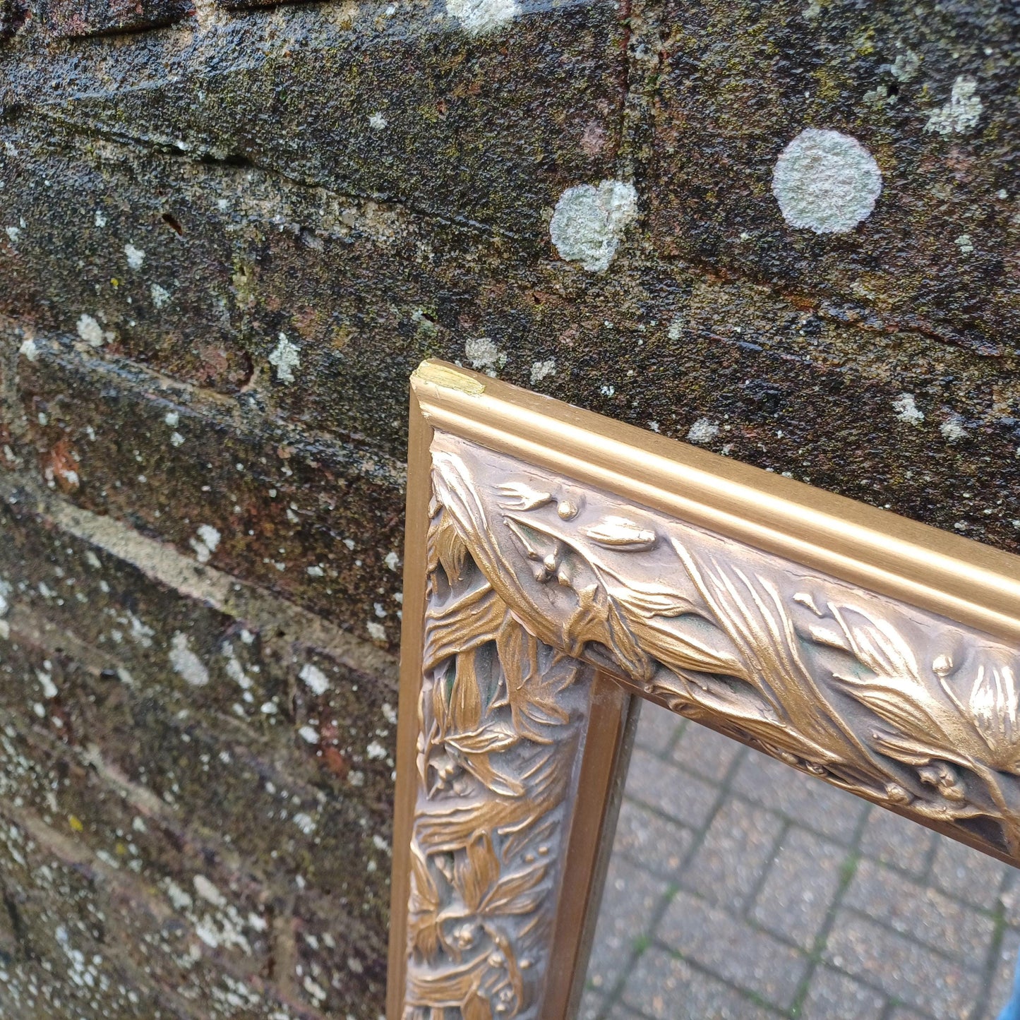 Oversized Ornate Gold Wall Mirror Rococo Revival Style Large Vintage Mirror Intricate Floral Frame Statement Home Decor FREE HAND Delivery