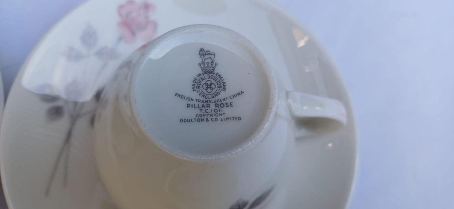 vintage pillar rose doulton royal china