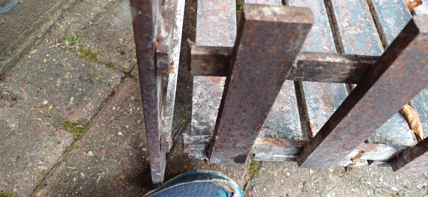 Very Large Antique Cast Iron Fire Grate English Hearth Basket Rustic Fireplace Insert Vintage Iron Fire Basket FREE HAND Delivery