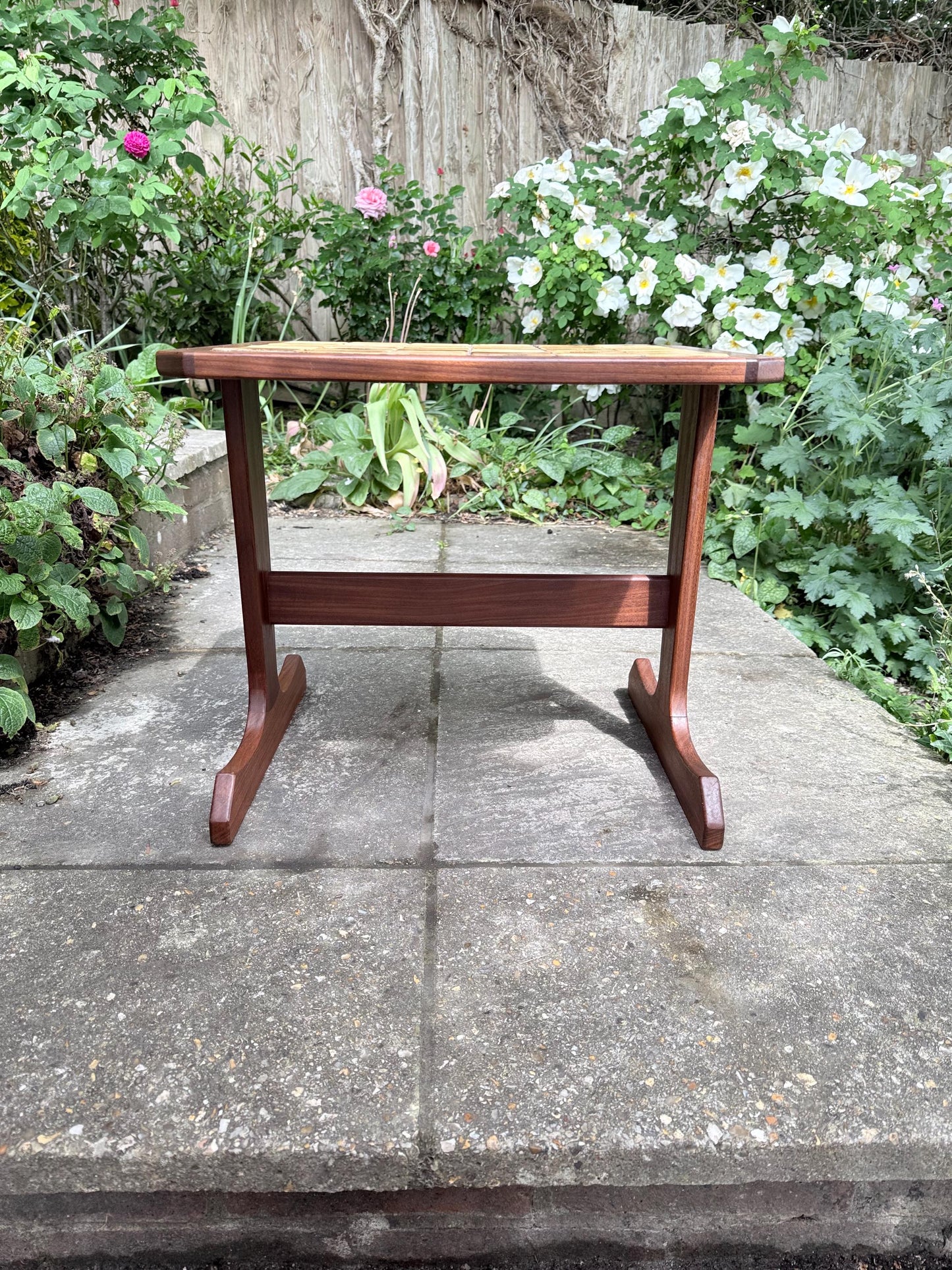 Authentic Retro vintage G Plan occasional table with perfect tiled top, vintage side table, lamp table - large'ish