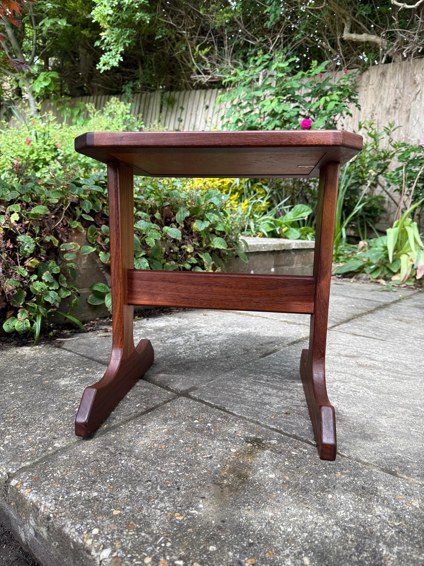 Authentic Small Retro vintage G Plan occasional table with perfect tiled top, vintage side table, lamp table - small size