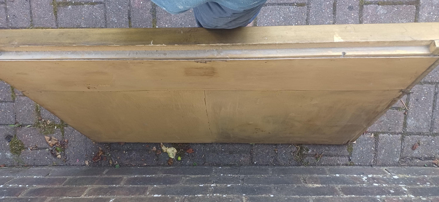 Large Antique Gilt Overmantel Mirror Vintage Regency Style Gold Painted Fireplace Mirror Wall Mirror FREE HAND Delivery 115 x 70cm