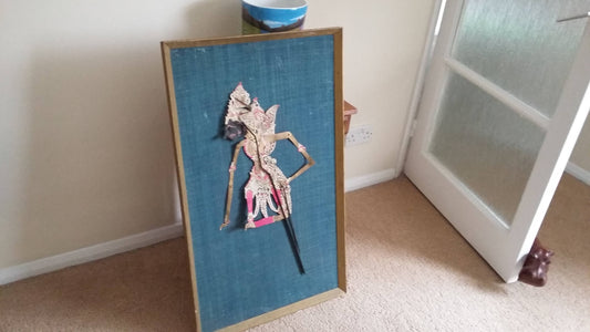 Amazing Large Enigmatic Retro Art Bespoke Character Collage Cardboard etc. Warrior