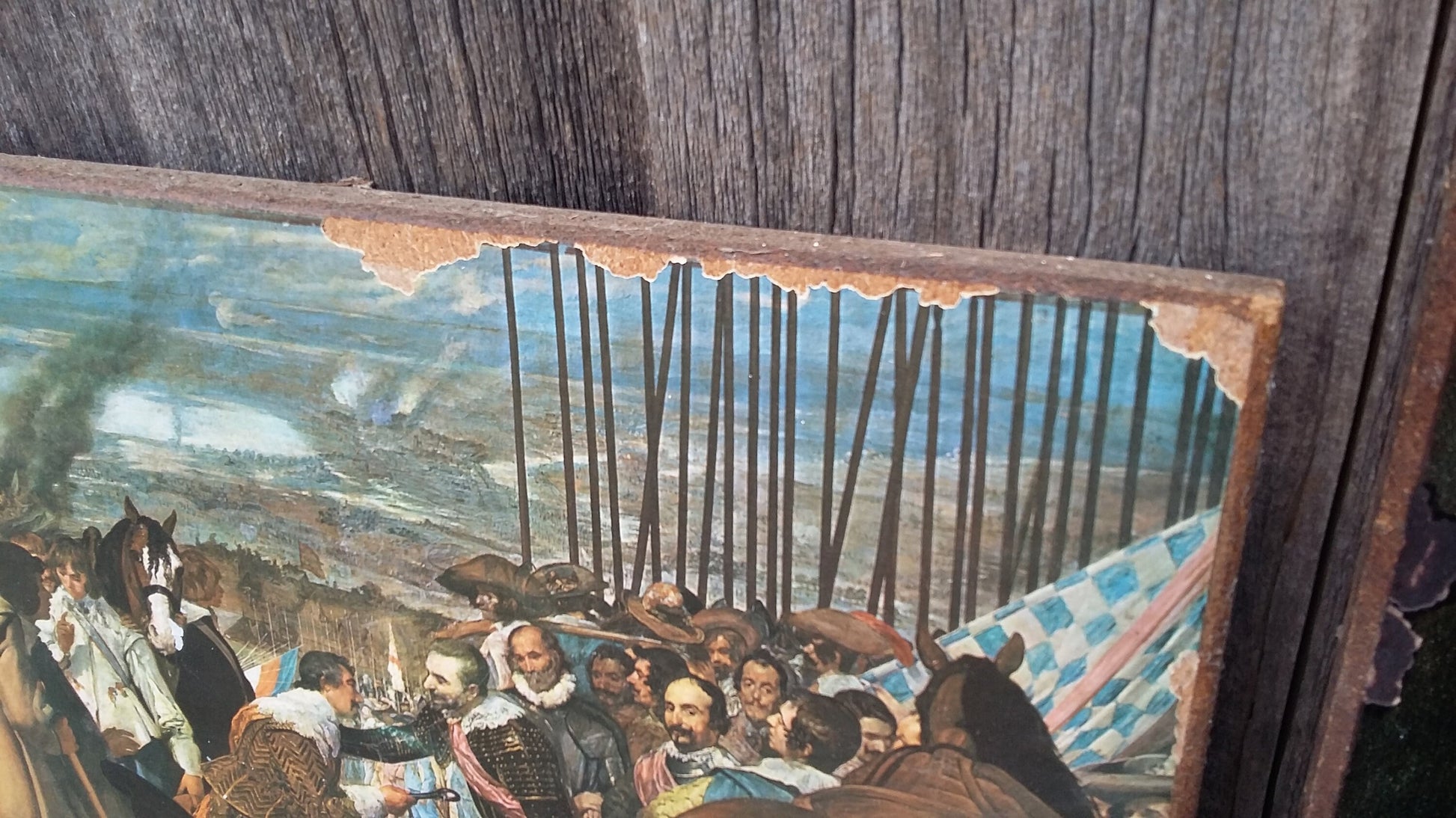 3 Quirky Vintage Masterpiece Prints on Thick Board