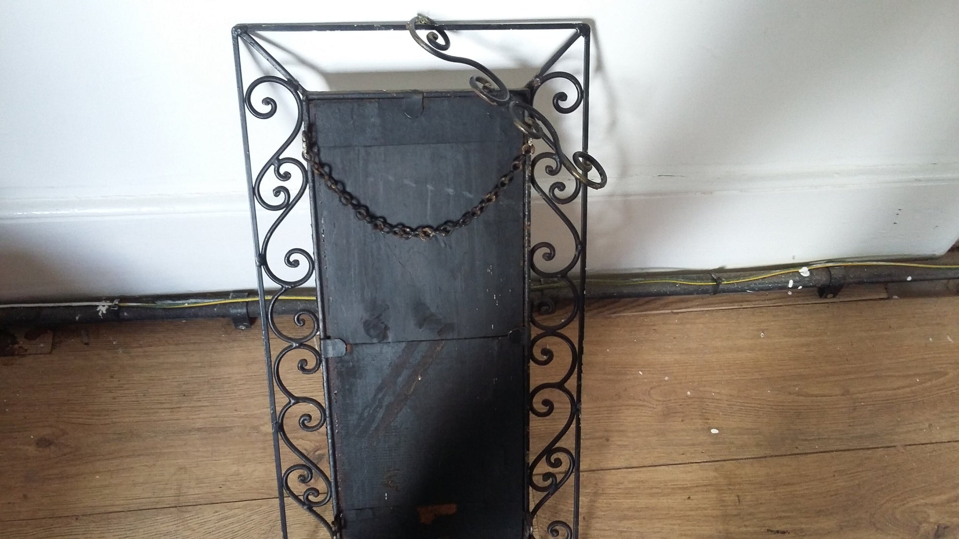 Vintage Metal Quirky Retro Mirror.