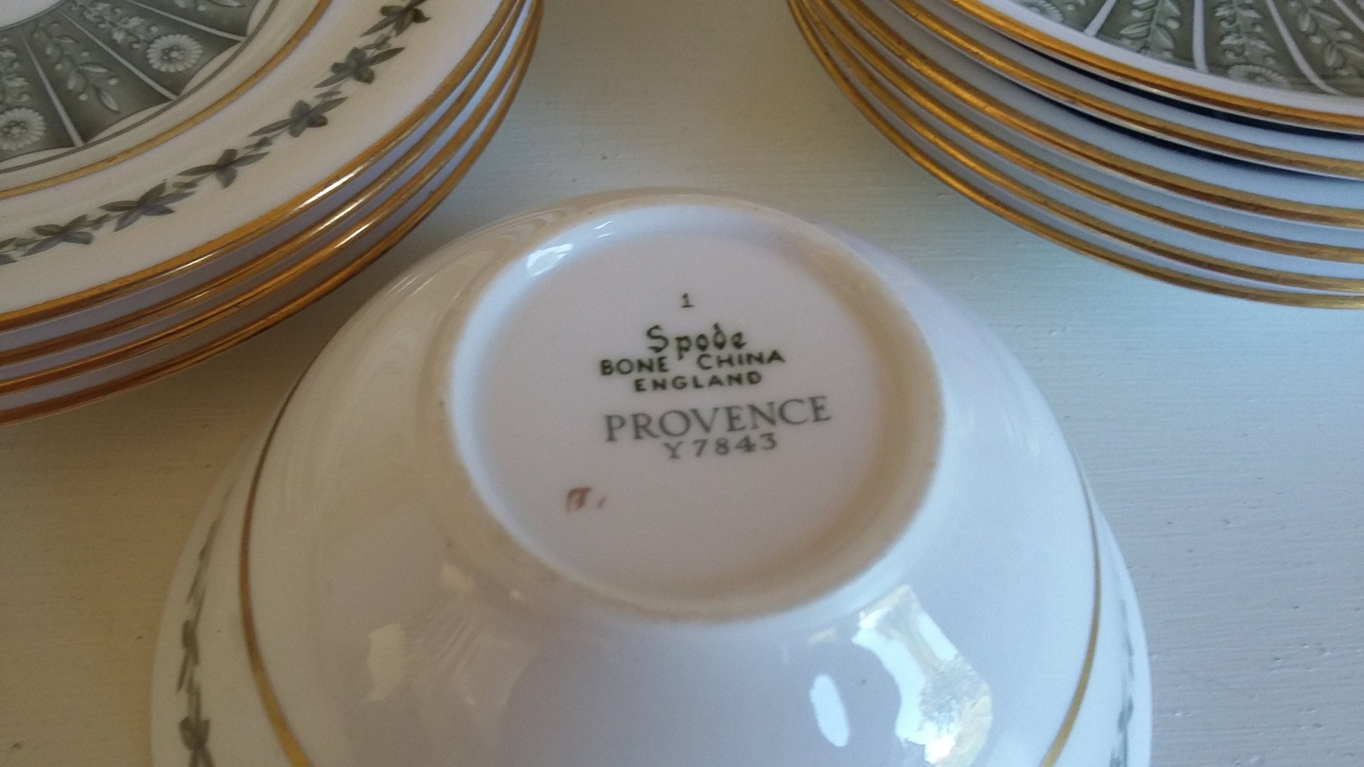 Spode Provence Coffee Set Service Bone China.