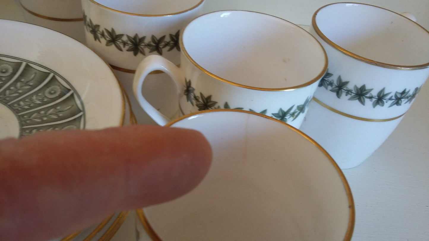 Spode Provence Coffee Set Service Bone China.