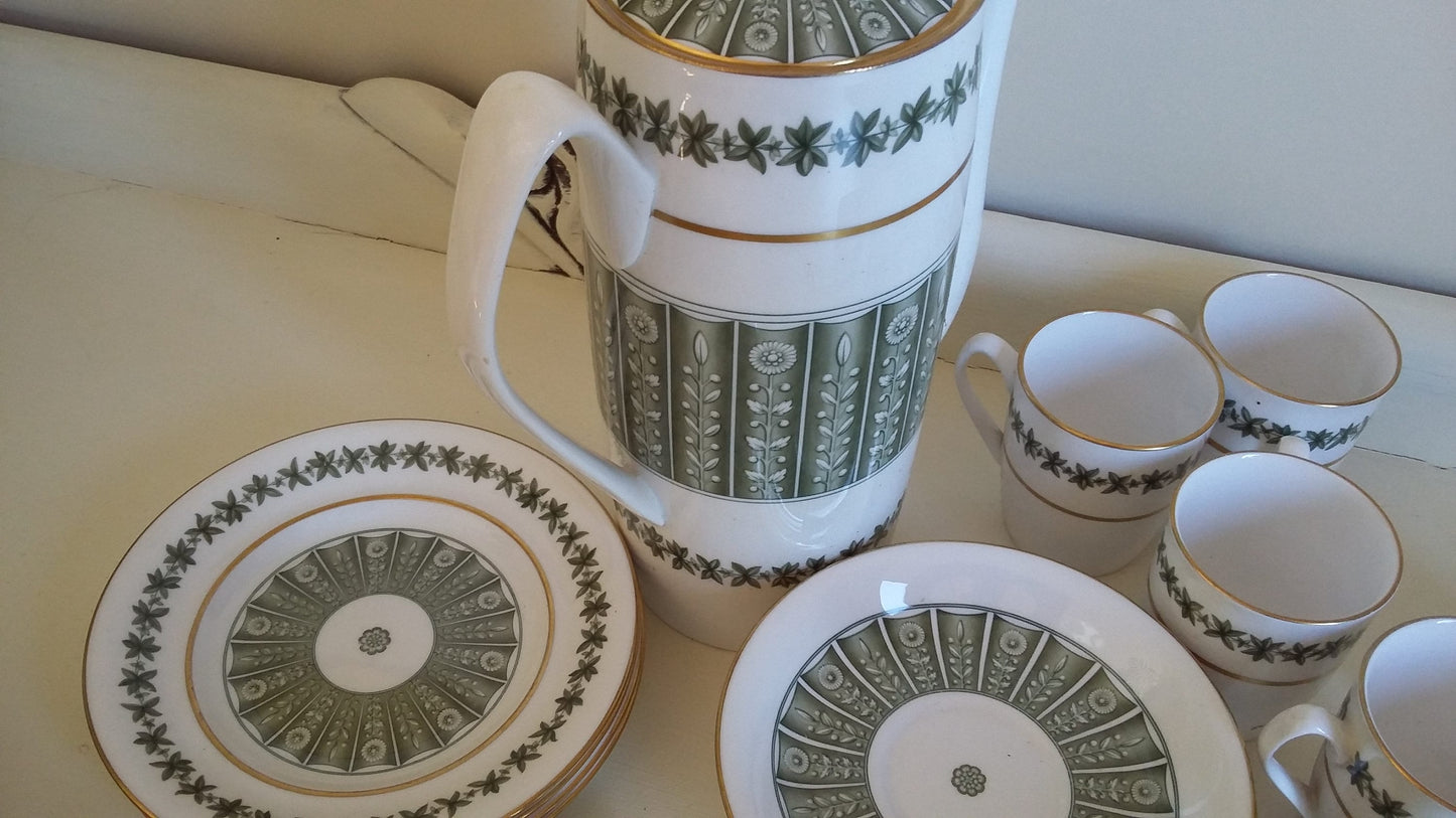 Spode Provence Coffee Set Service Bone China.