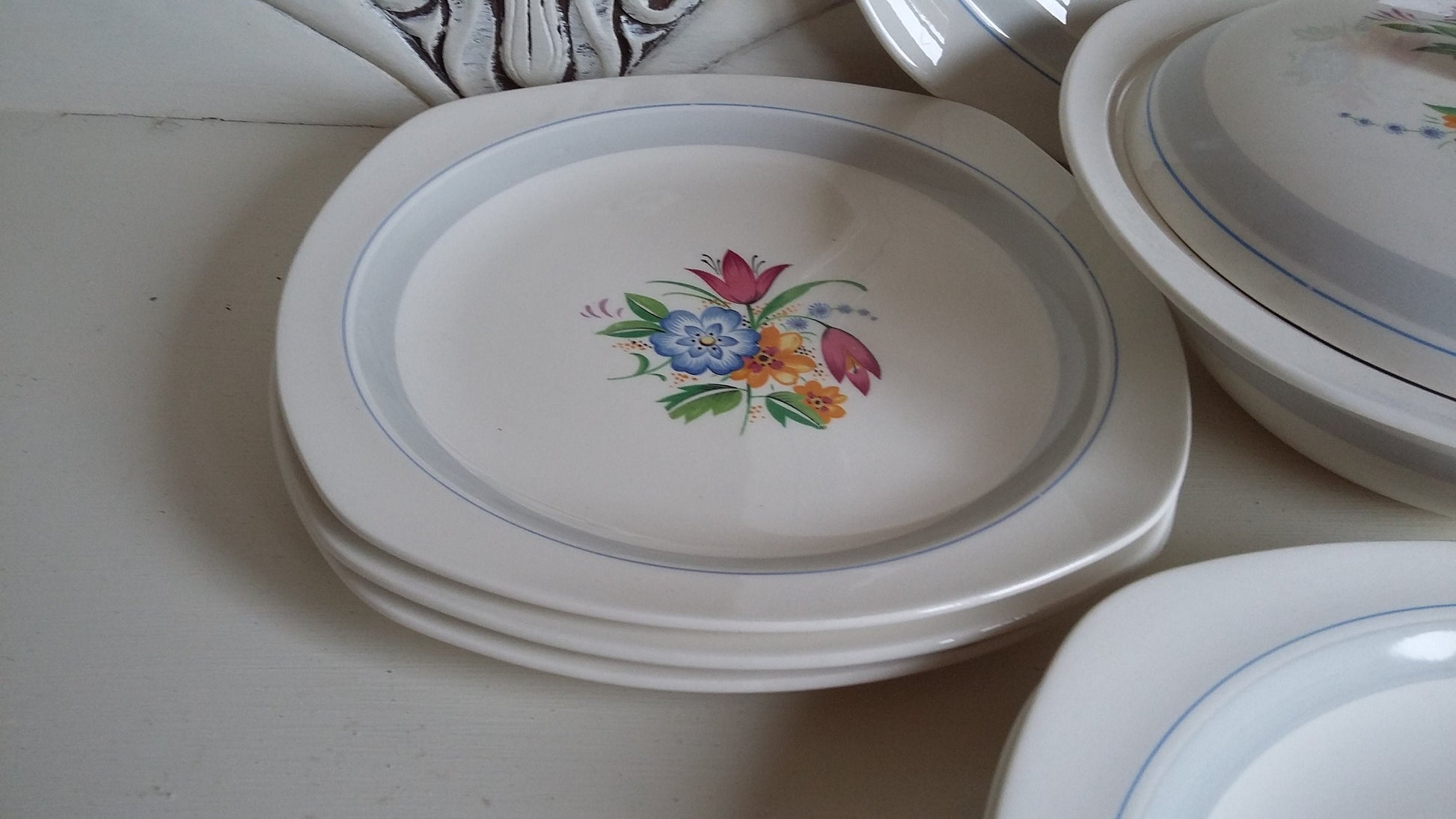 Vintage Part Retro Dinner Service Midwinter Stylecraft