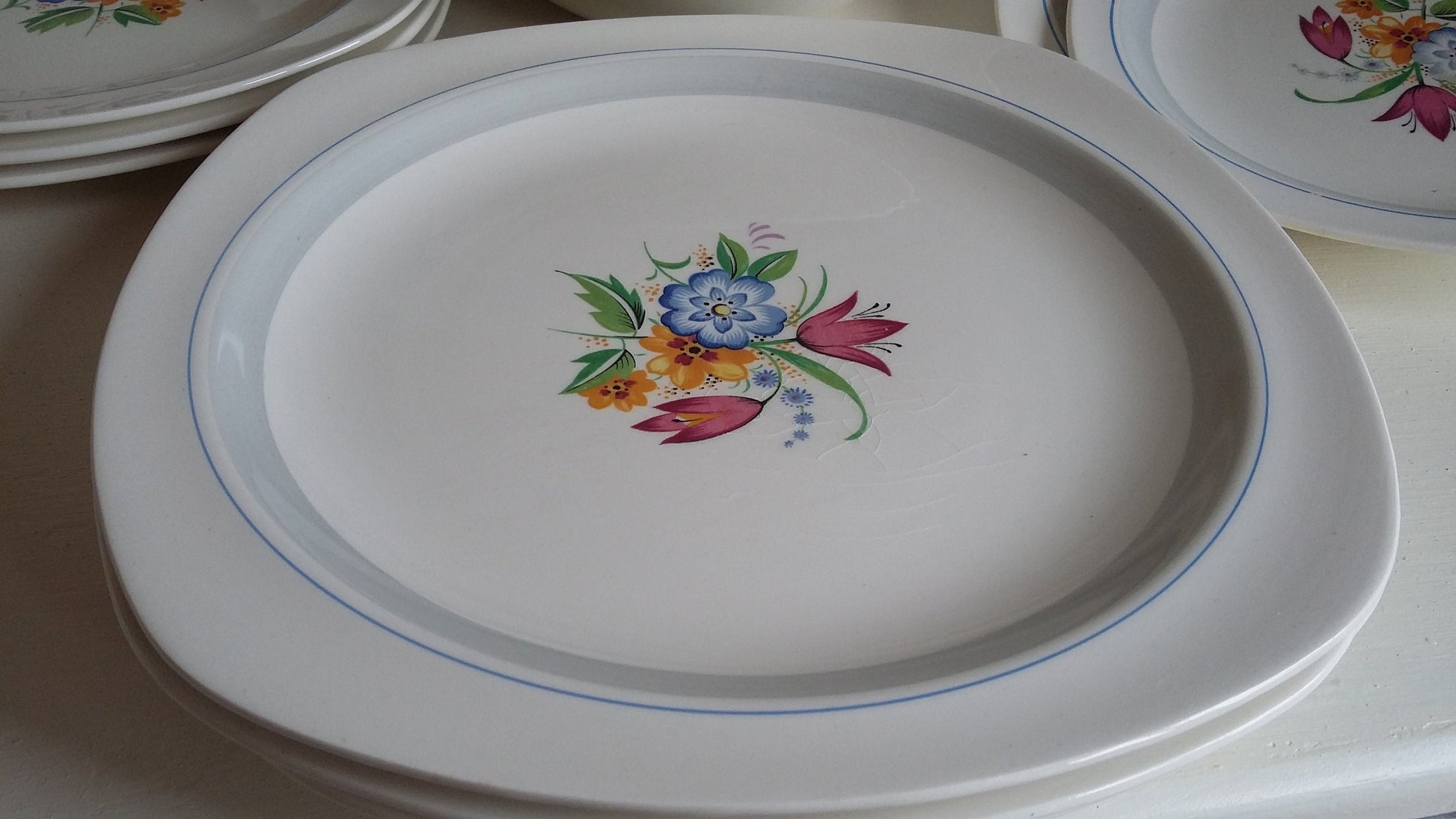 Vintage Part Retro Dinner Service Midwinter Stylecraft
