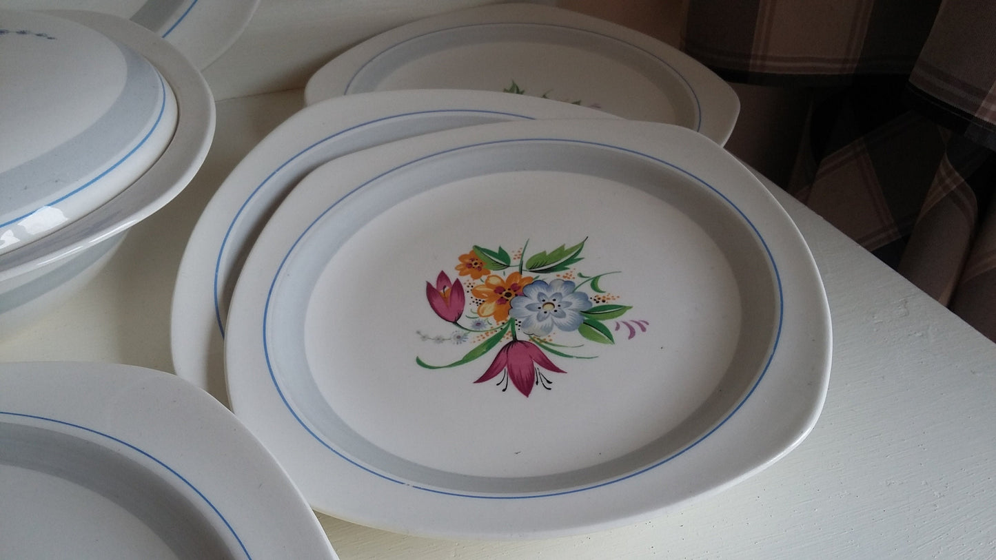 Vintage Part Retro Dinner Service Midwinter Stylecraft