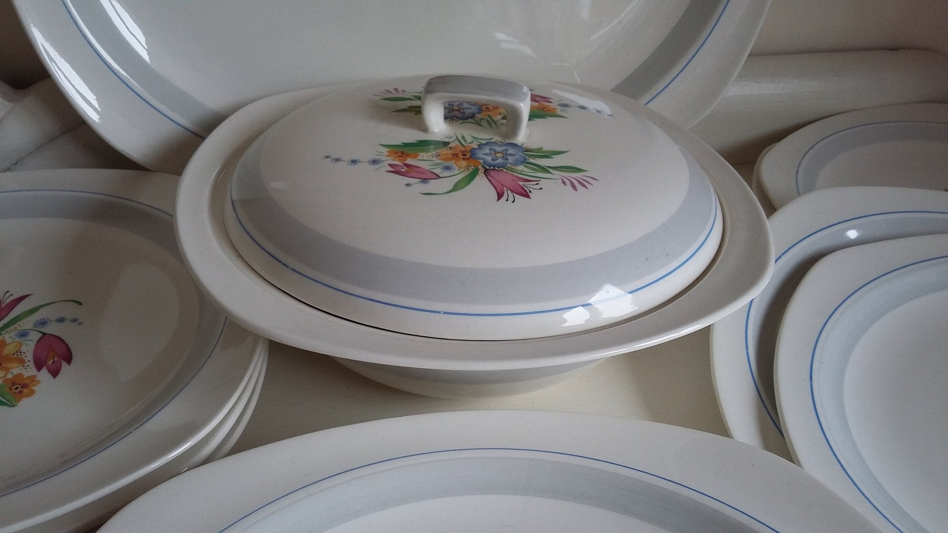 Vintage Part Retro Dinner Service Midwinter Stylecraft