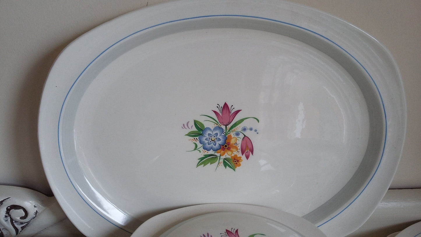 Vintage Part Retro Dinner Service Midwinter Stylecraft