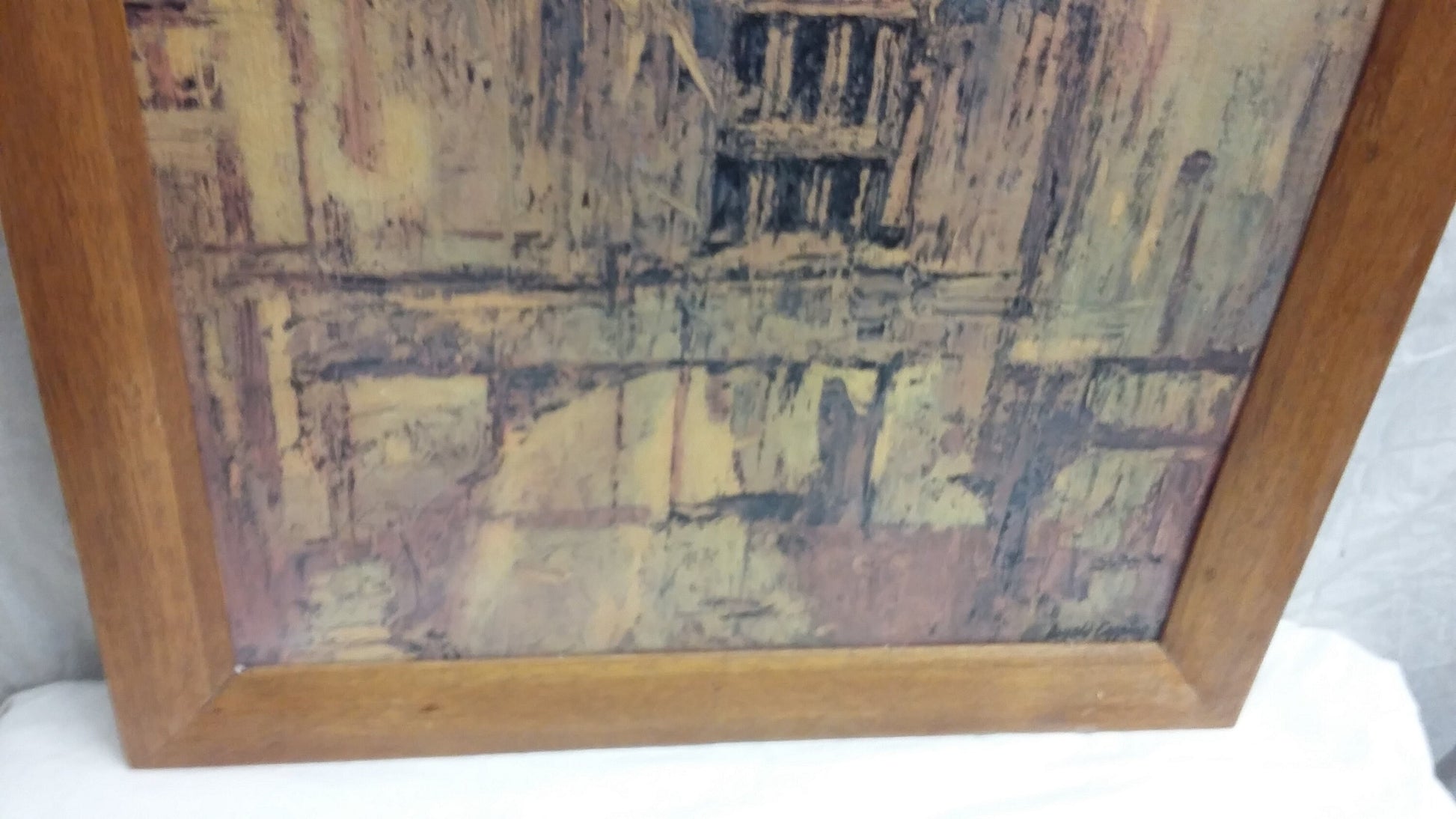 Vintage Textured Print 1960’s Retro of St Pauls Cathedral London. Donald Copping.