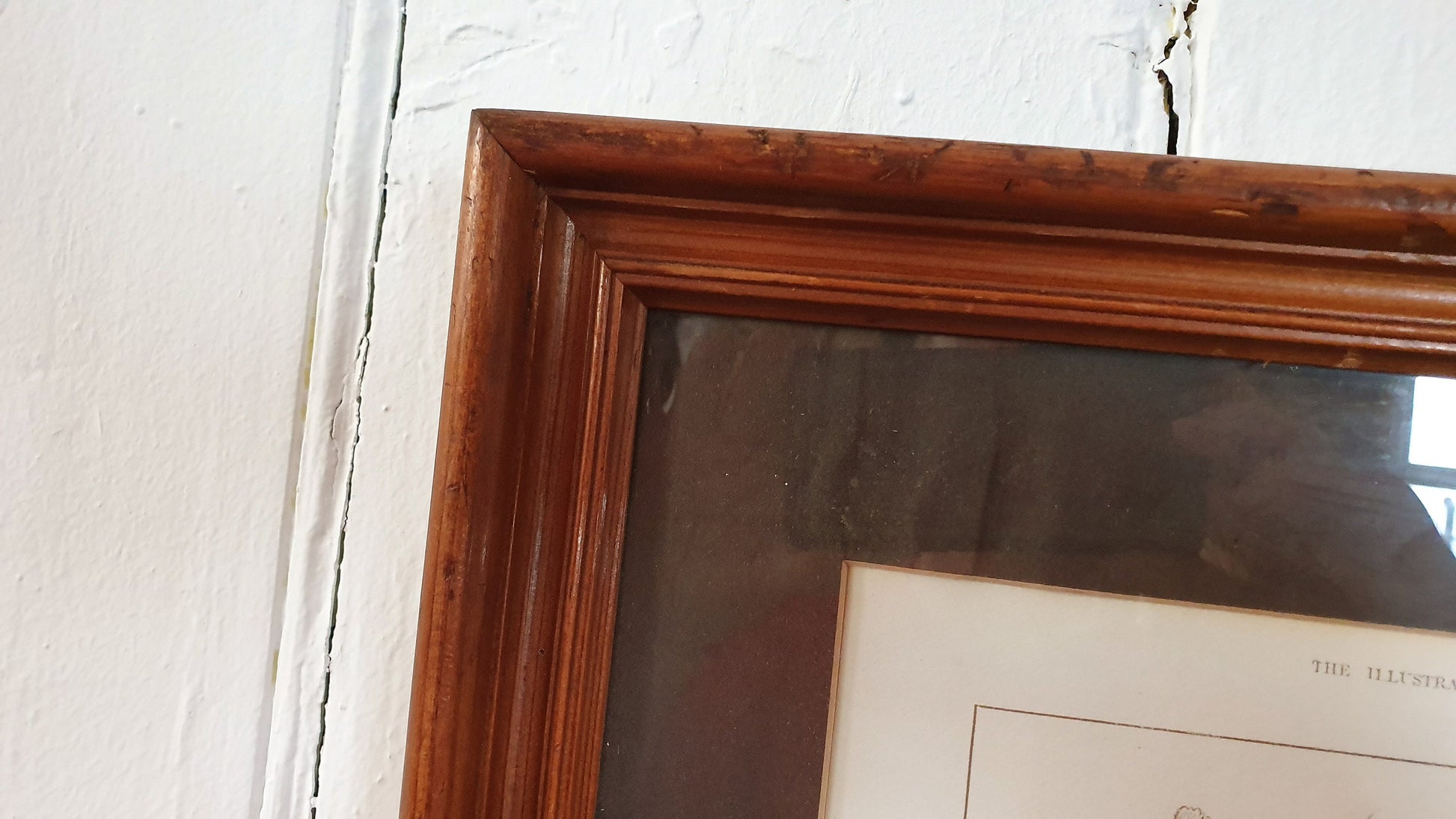 Massive ‘Life On Canal Boats’ Print in Glass Frame and Mount