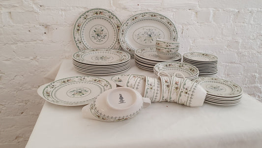 Large Bone China Royal Doulton Dinner Service ‘Provencal’ Pattern