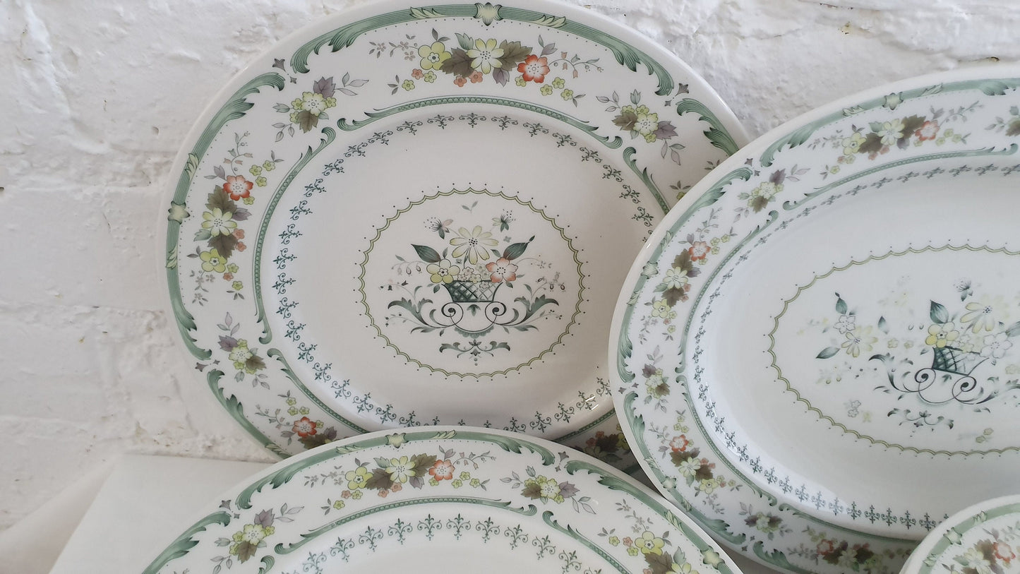 Large Bone China Royal Doulton Dinner Service ‘Provencal’ Pattern