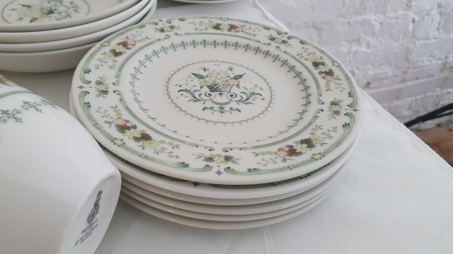 Large Bone China Royal Doulton Dinner Service ‘Provencal’ Pattern