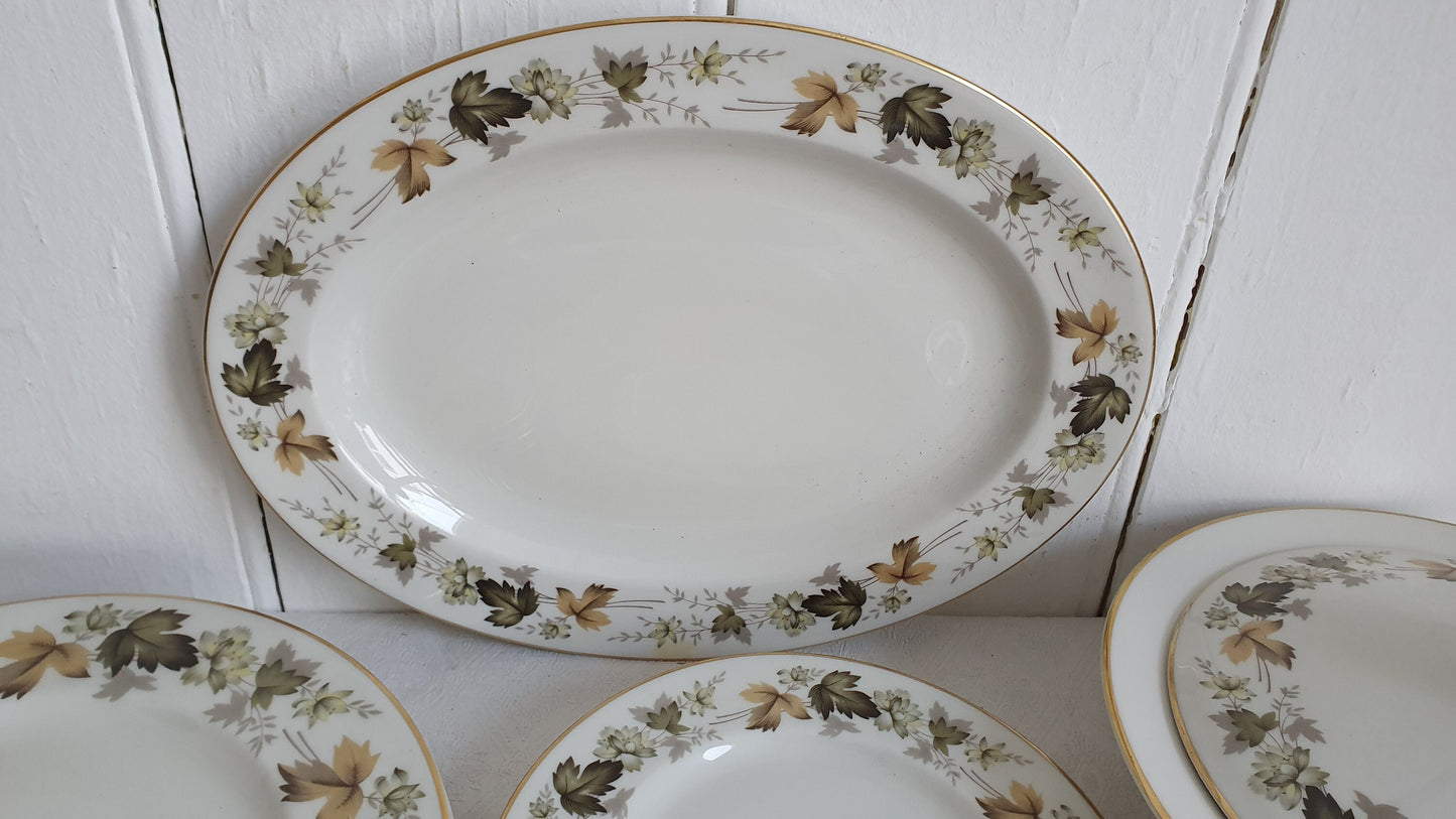 Vintage Autumn Leaves Royal Doulton ‘Larchmont’ Dinner Service.