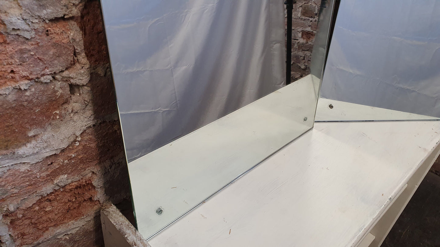 Retro Vintage 1960’s Pair of Rectangle Rectangular Mirrors