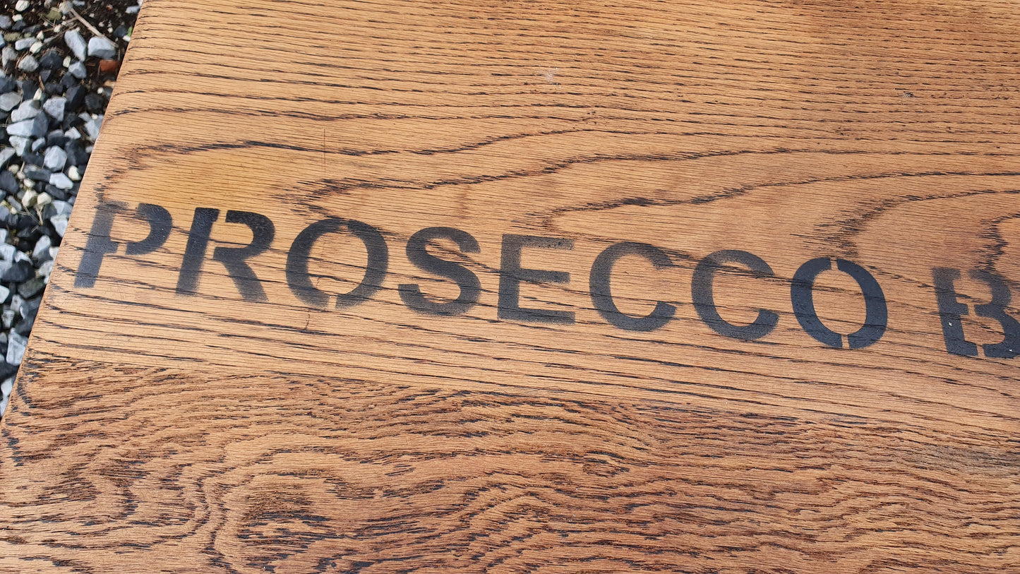 Vintage 1920’s Occasional Side Table Prosecco Bar Stripped Surfaces