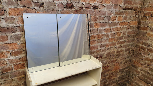 Retro Vintage 1960’s Pair of Rectangle Rectangular Mirrors