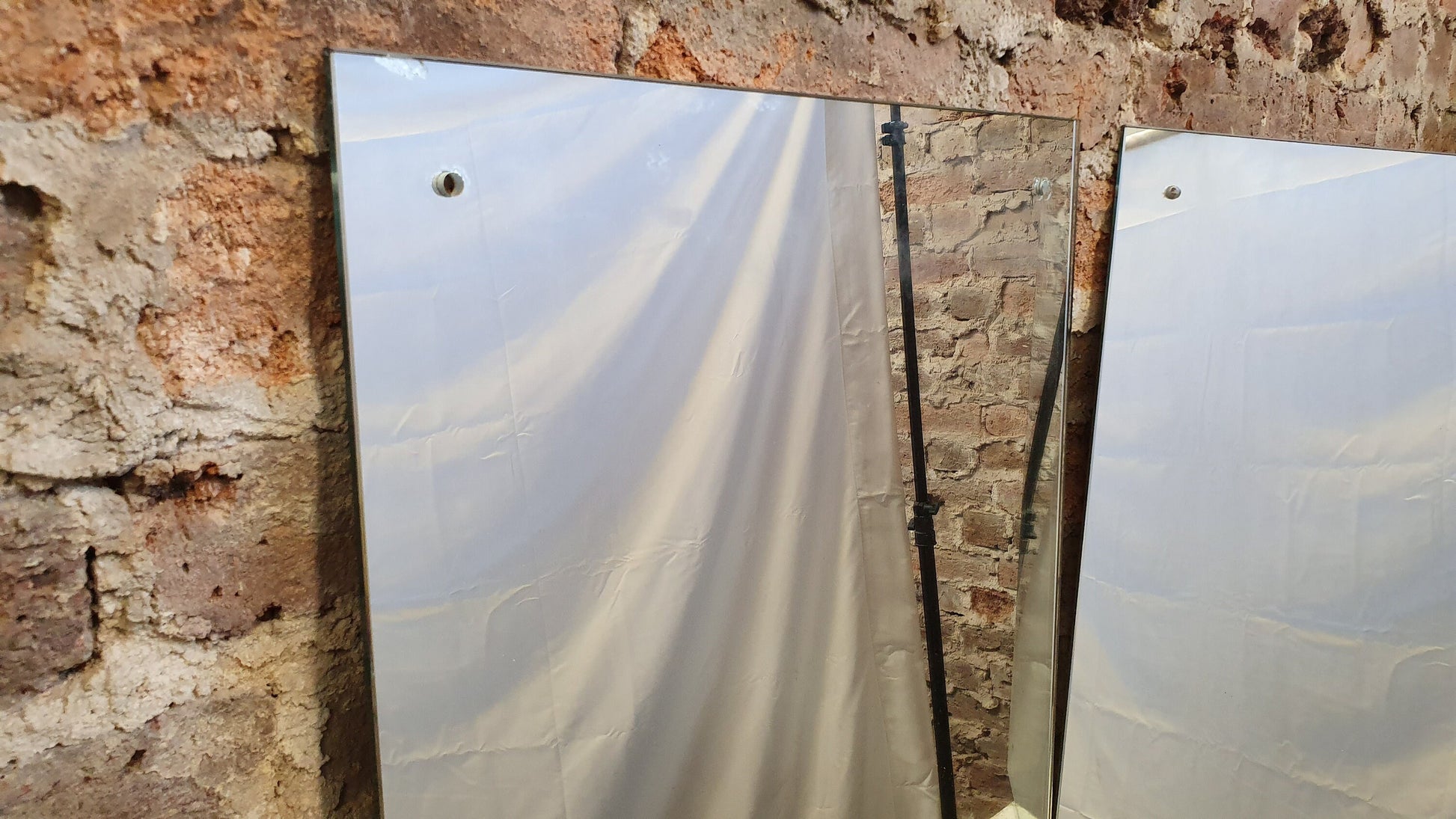 Retro Vintage 1960’s Pair of Rectangle Rectangular Mirrors