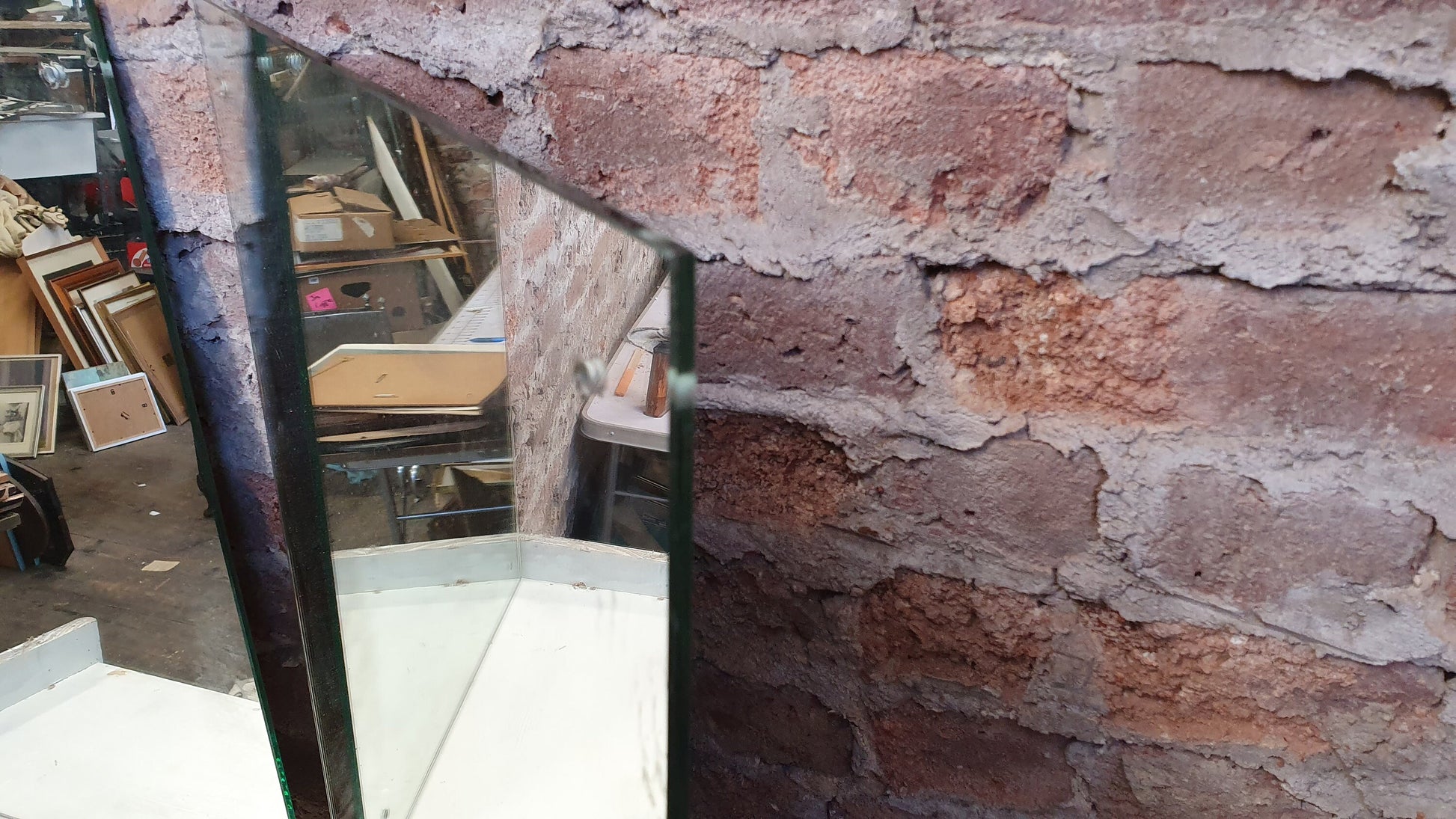 Retro Vintage 1960’s Pair of Rectangle Rectangular Mirrors