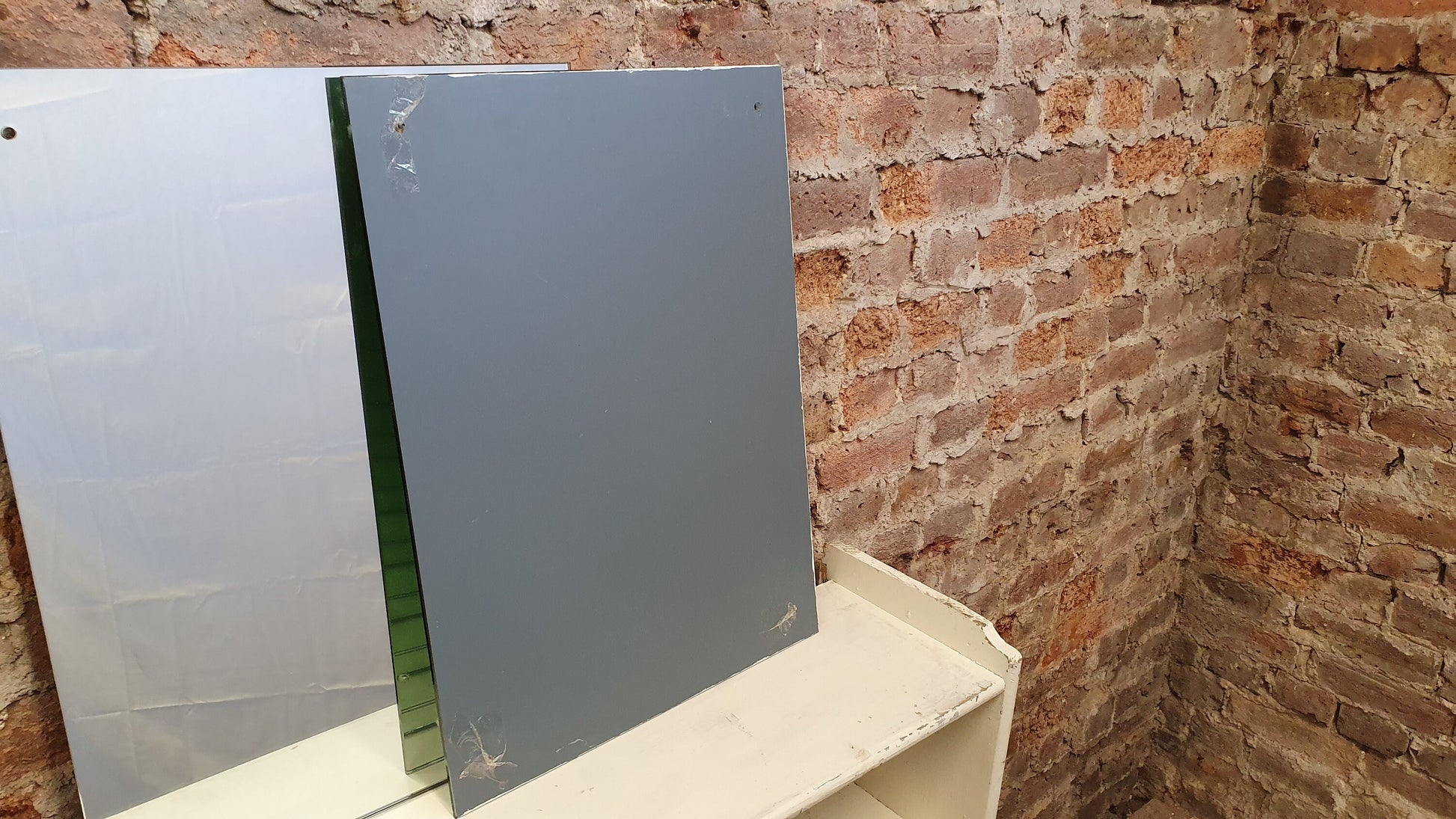 Retro Vintage 1960’s Pair of Rectangle Rectangular Mirrors